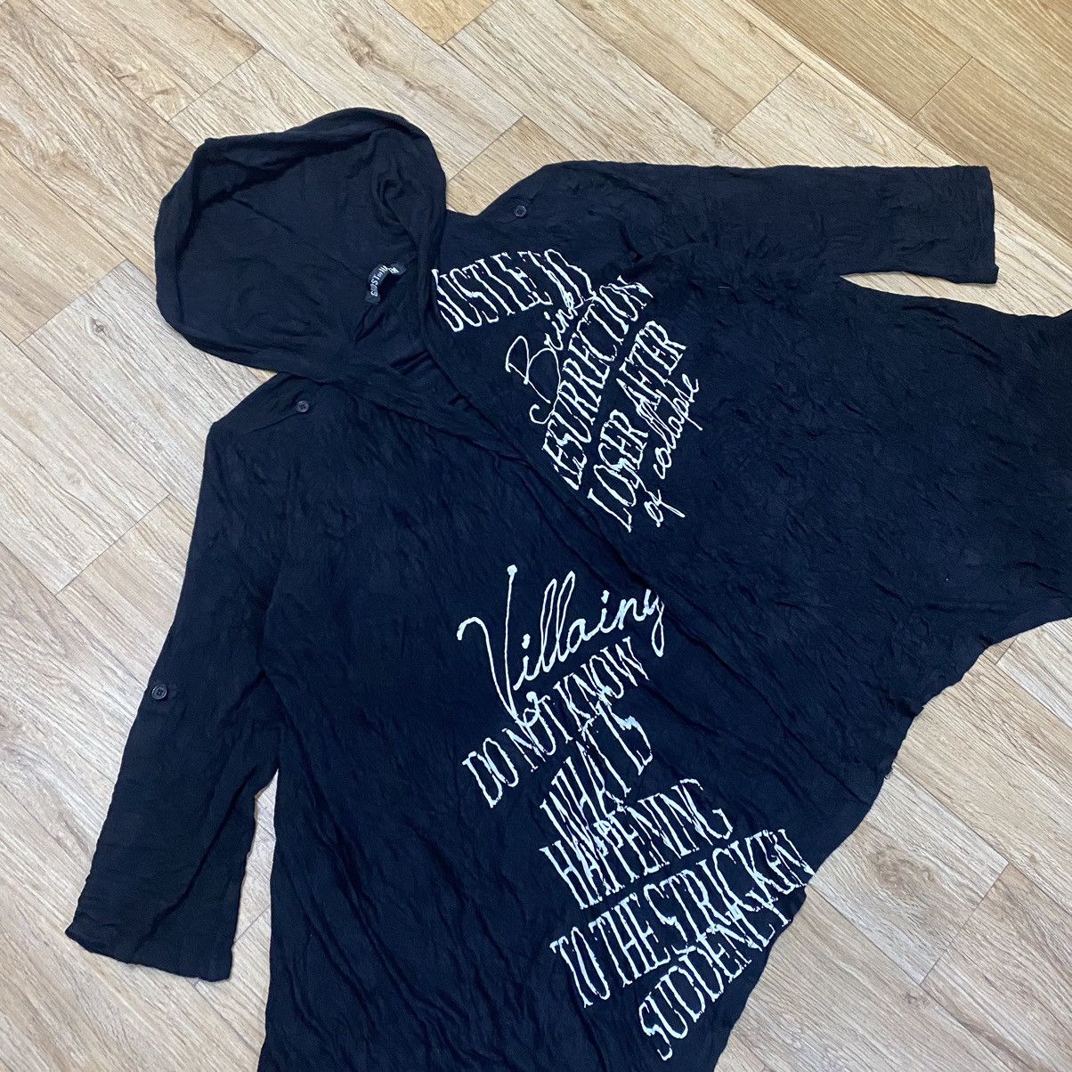 Japanese Brand 2000s Ghost Of Harlem Poem Punks Style Cloak Size US L / EU 52-54 / 3 - 10 Thumbnail