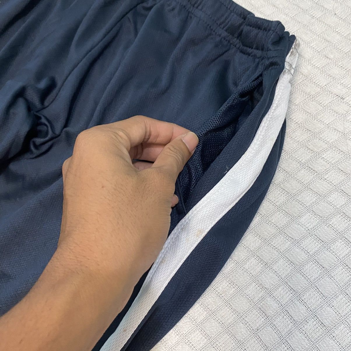 Carhartt Wip × Nike 💥 VINTAGE NIKE SUPER BAGGY 90S WIDE LEG TRACK PANTS Y2K Size US 34 / EU 50 - 6 Thumbnail