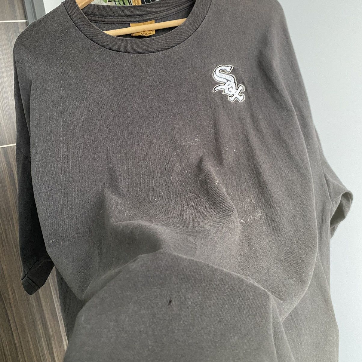MLB Thrashed Faded Vintage 90s Chicago White Sox Oversized Tee Size US XL / EU 56 / 4 - 6 Thumbnail