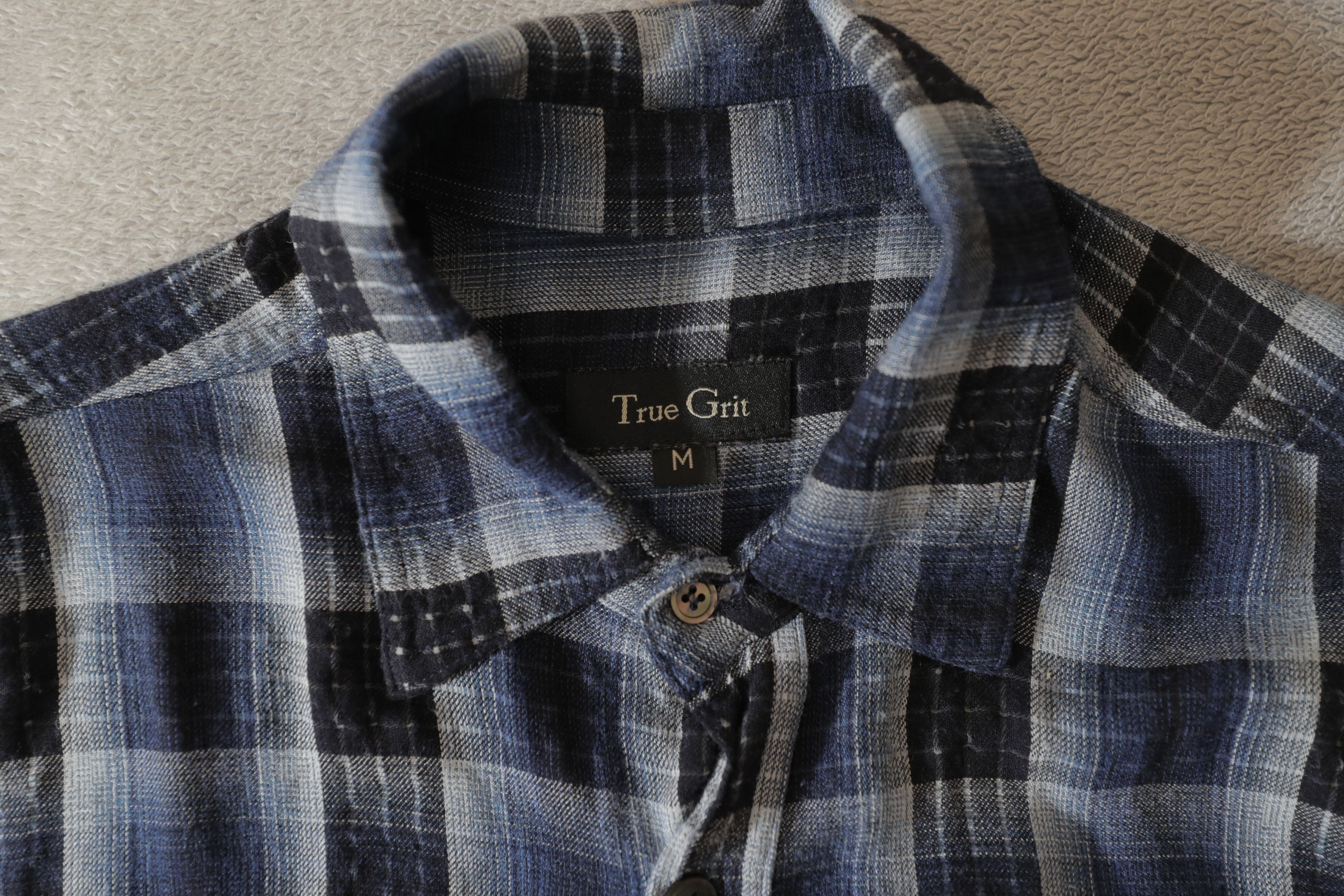 True Grit True Grit Modern Tencel Plaid Mens One Pocket Shirt (M) Size US M / EU 48-50 / 2 - 3 Thumbnail