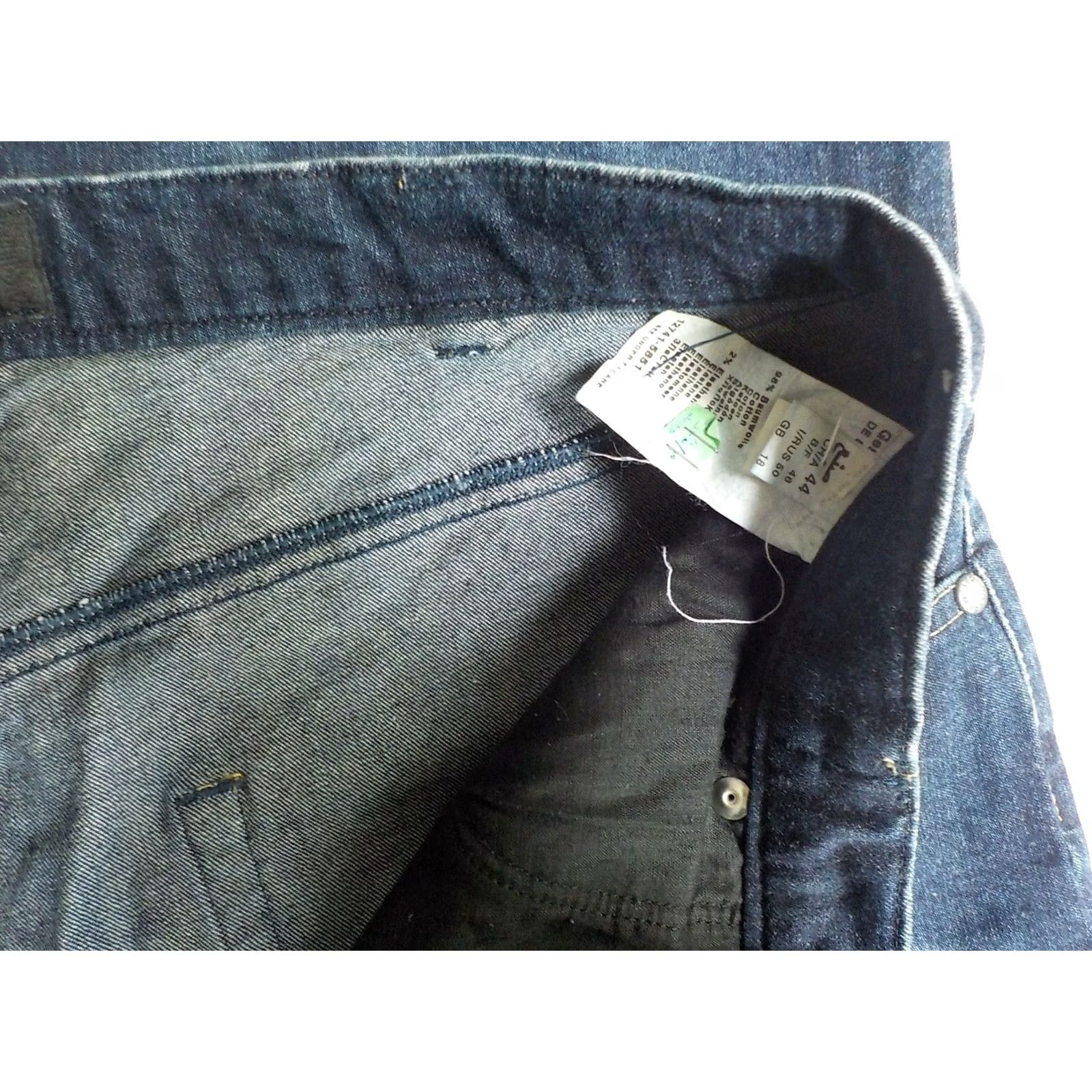 Gerry Weber Gerry Weber Edition Casual Jeans Bootcut Blue 14 Inseam 31 Animal Print Bottoms Zipper Fly 5 Pocket Womens Size 36" / US 14 / IT 50 - 4 Thumbnail
