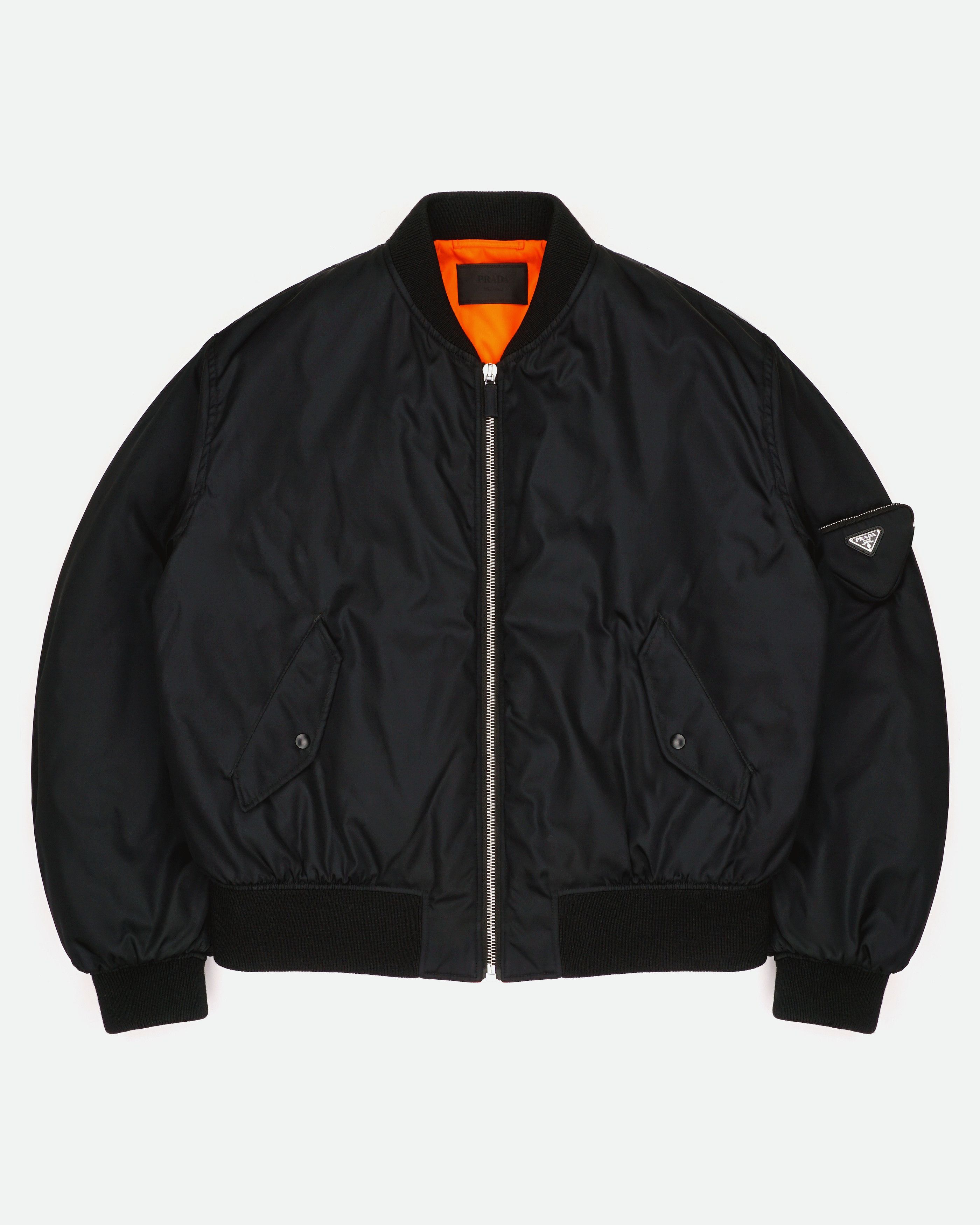 Prada Prada AW21 RE-NYLON Oversized MA-1 Bomber Jacket | Grailed