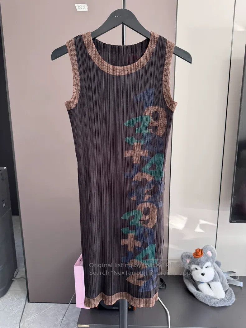 Issey Miyake Issey Miyake Soft Cotton Rainbow Dress Size XL / US 12-14 / IT 48-50 - 1 Thumbnail