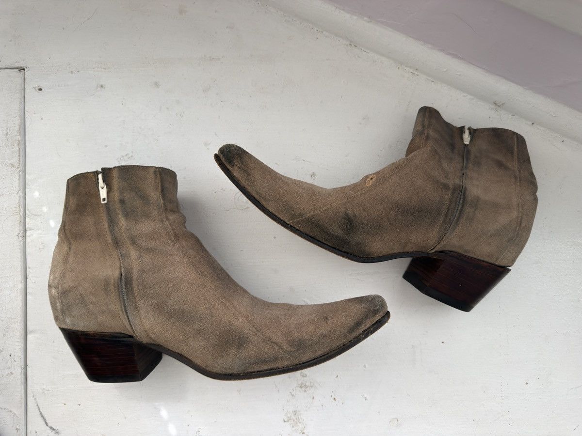 Saint Laurent Paris Custom Handmade SLP Style Finn Zip Boots Size US 8 / EU 41 - 4 Thumbnail