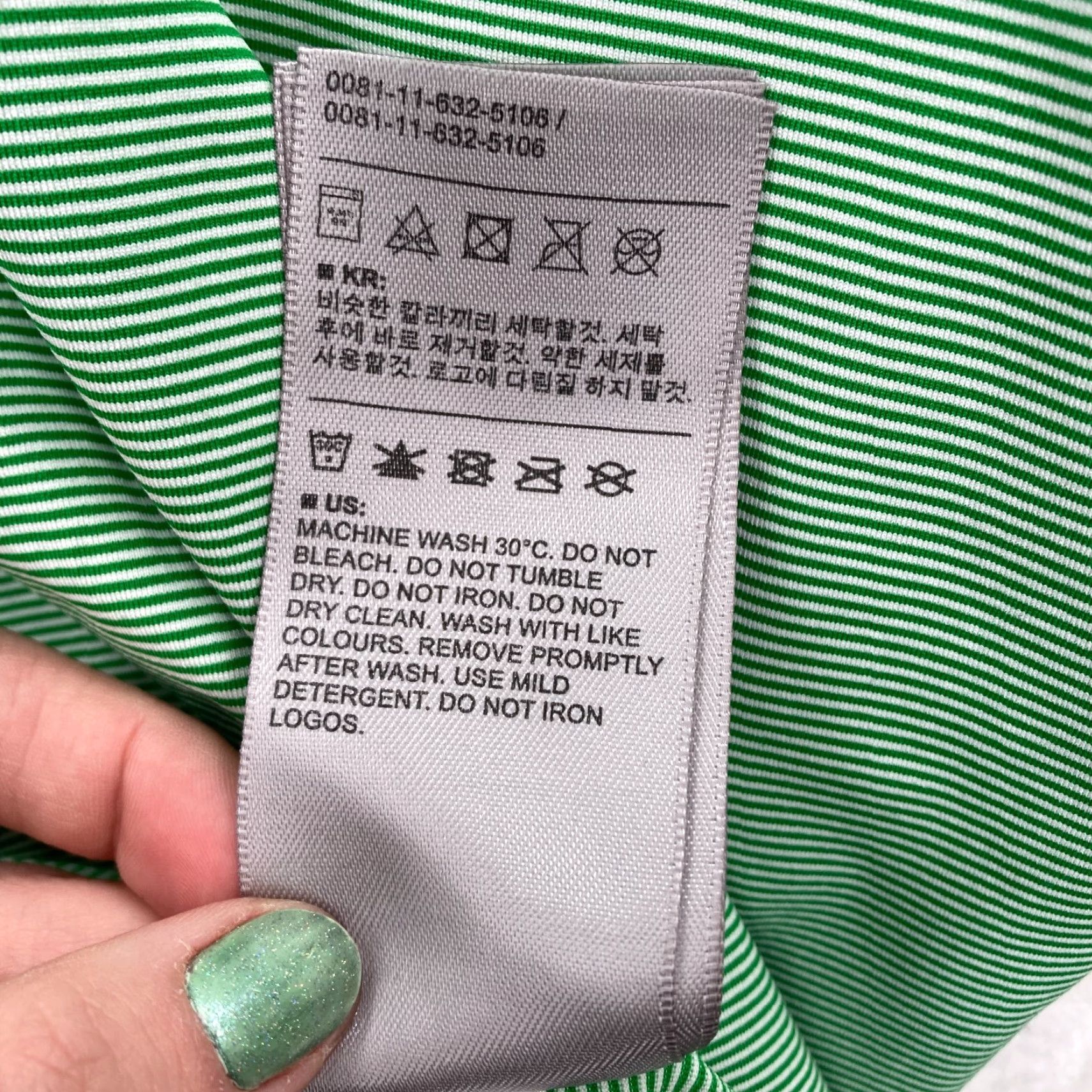 KJUS Kjus Soren Polo Shirt Mens 2XL Green Striped Short Sleeve UPF 50+ Golf Preppy Shirt Size US XXL / EU 58 / 5 - 6 Thumbnail
