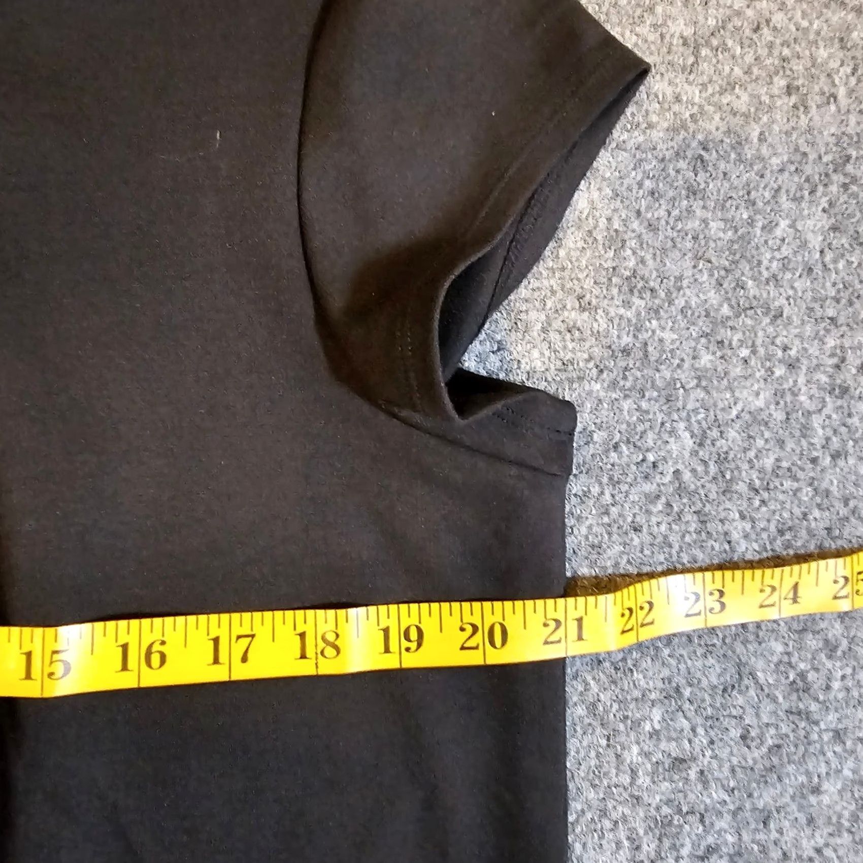 Lands' End Lands End Dress Womens 18 Black Round Neck Stretch Sheath Casual Cap Sleeve Knit Polyester Plus Size 18 Womens Size XXL / US 16-18 / IT 52-54 - 6 Thumbnail