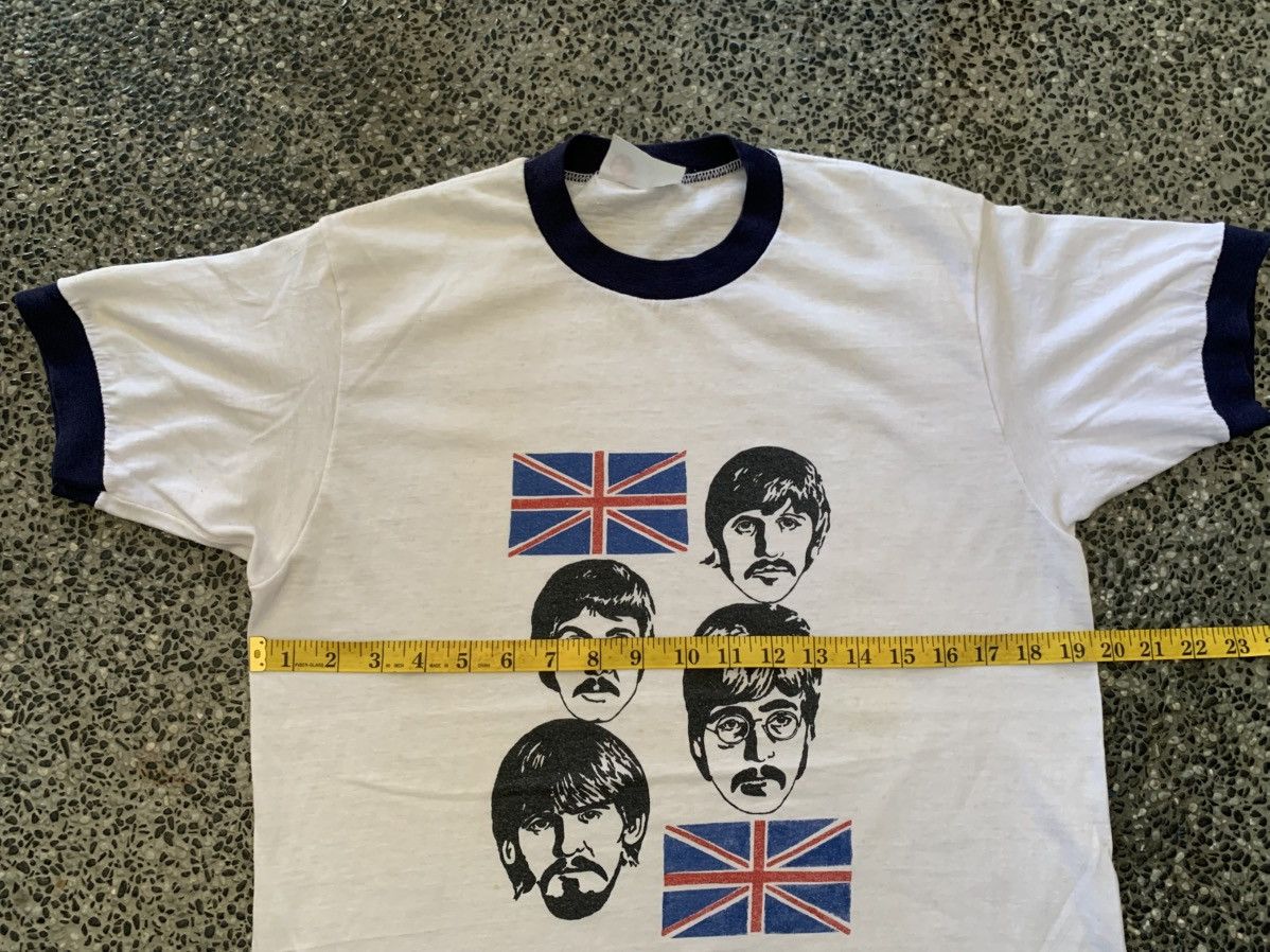 Band Tees Vintage 80s The Beatles Rock Band Ringer T shirt Size US M / EU 48-50 / 2 - 9 Thumbnail