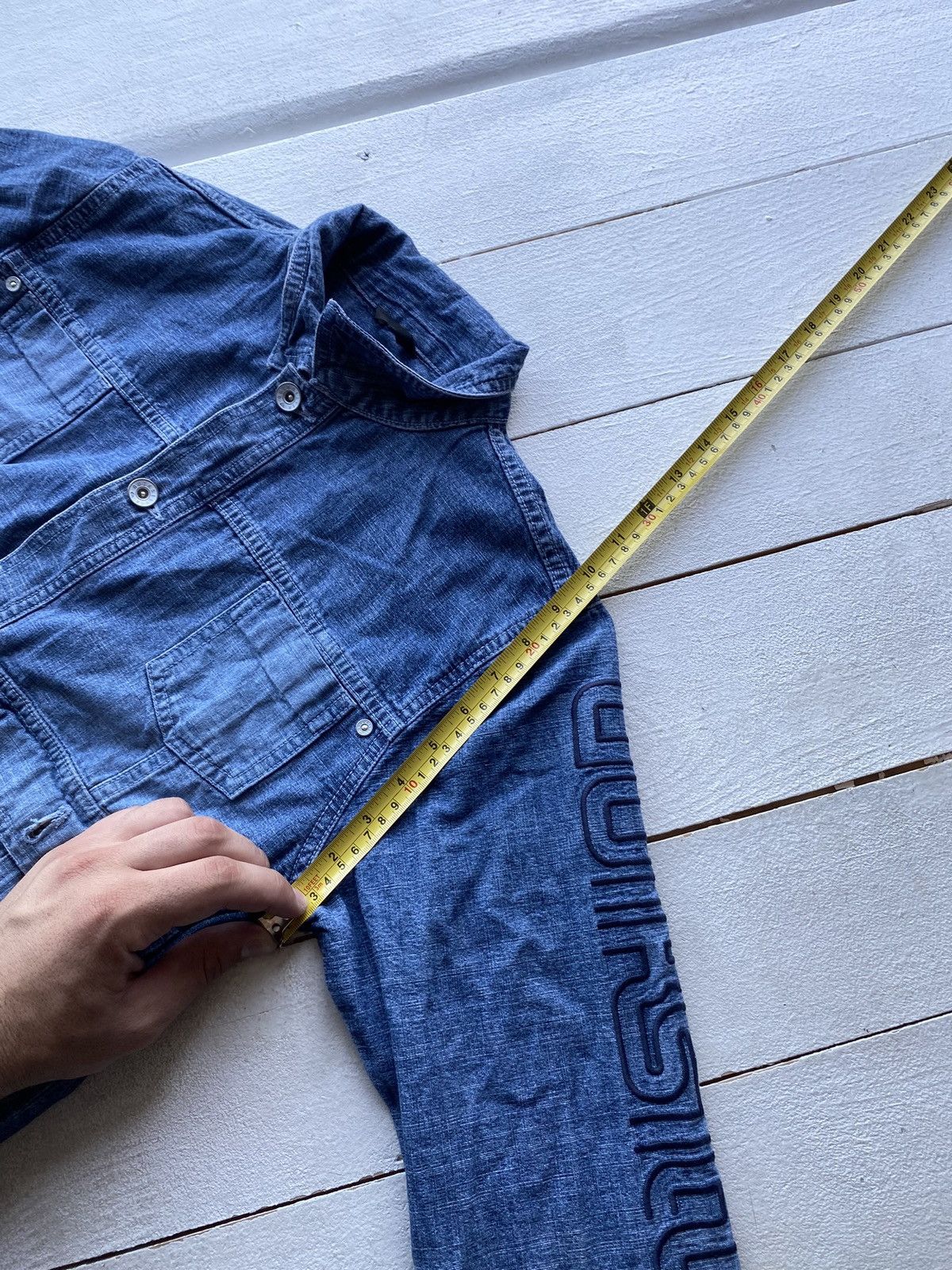 Quiksilver 🔥90s Quiksilver Vntg Rare Surf Archive Denim Jacket y2k Size M / US 6-8 / IT 42-44 - 16 Thumbnail