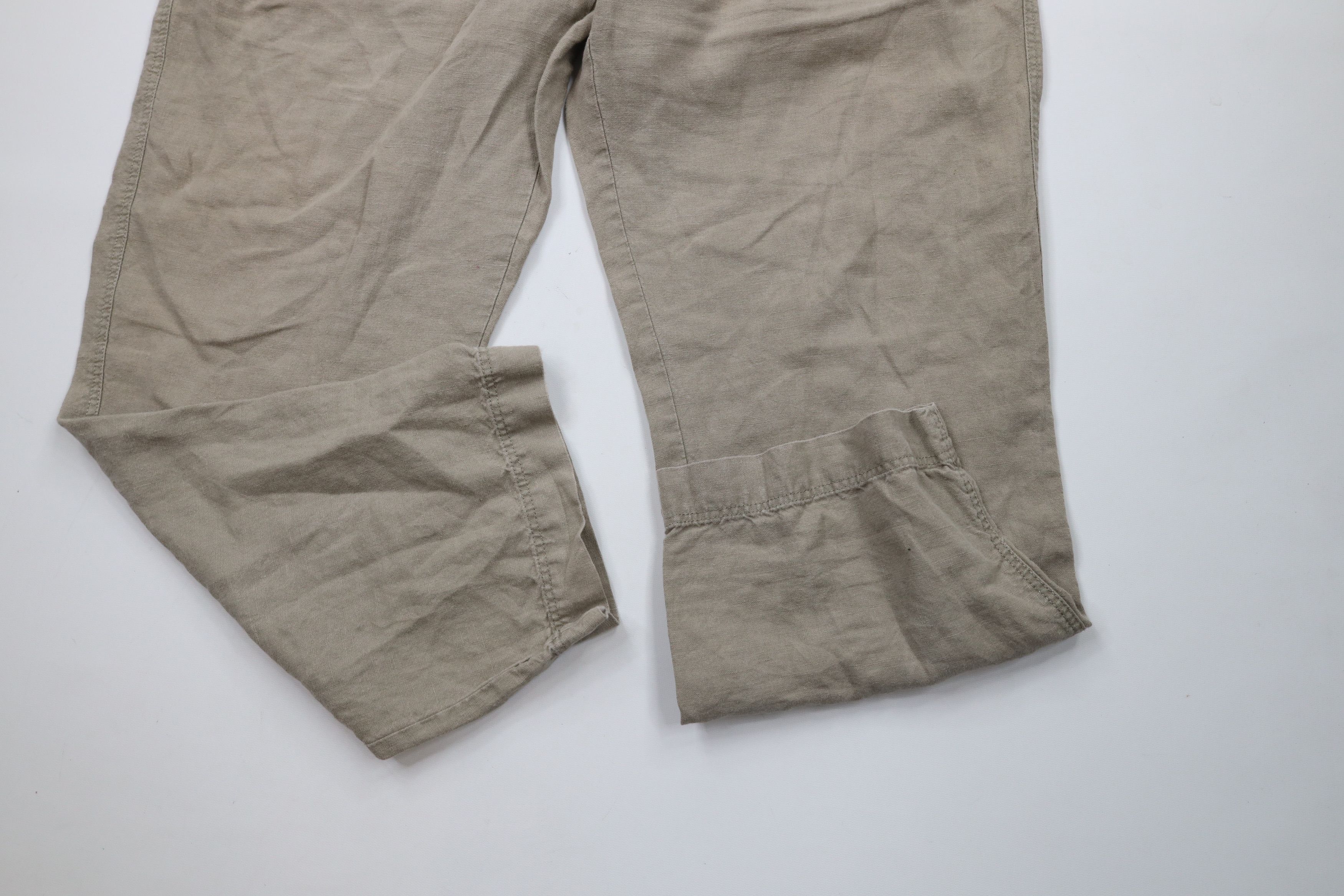 Vintage Vintage 90s Streetwear Button Fly Linen Wide Leg Harem Pants Size US 36 / EU 52 - 5 Thumbnail