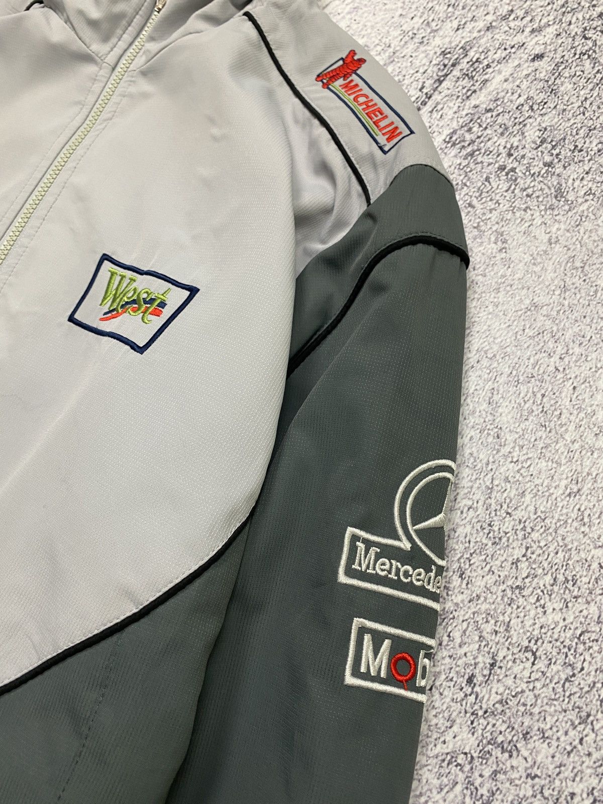 Formula 1 Adidas Mercedes-Benz McLaren F1 Racing Reversible Jacket 90s Size US XL / EU 56 / 4 - 4 Thumbnail