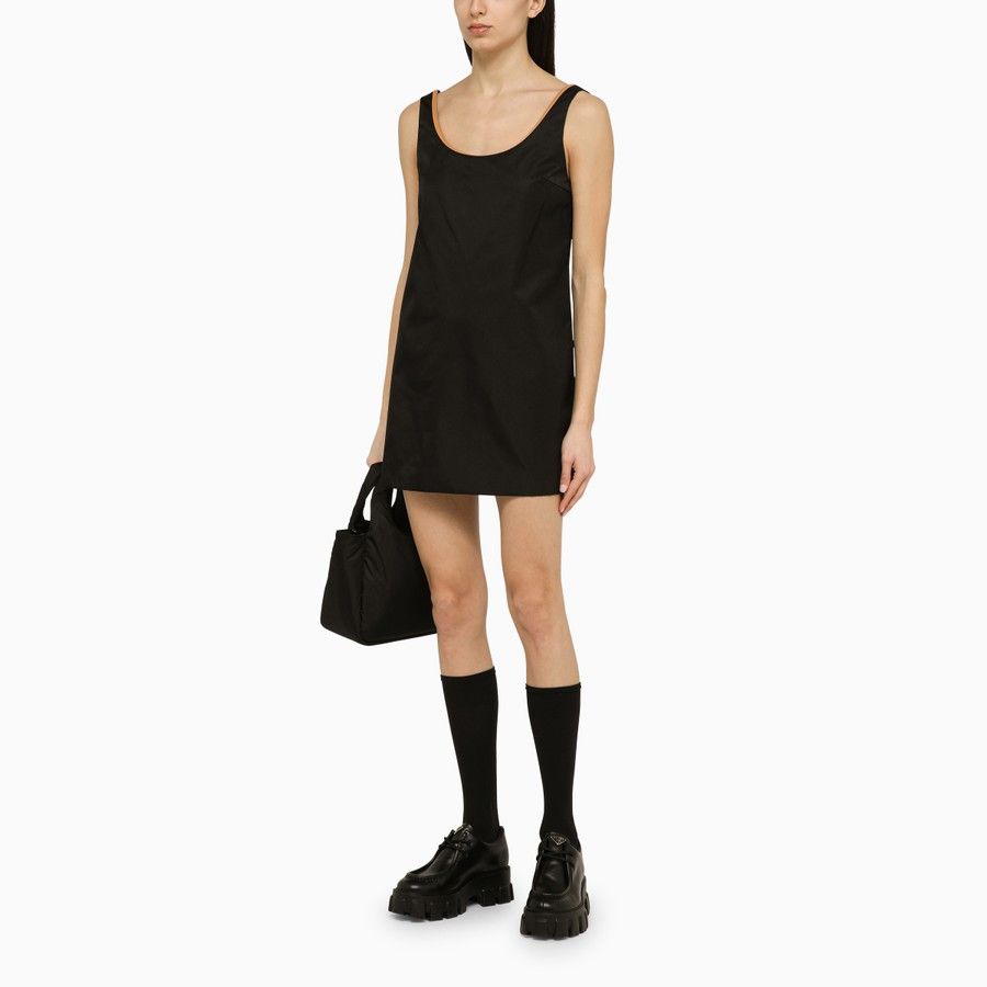 Prada o1d2blof0924 Short Dress in Black Size S / US 4 / IT 40 - 2 Thumbnail
