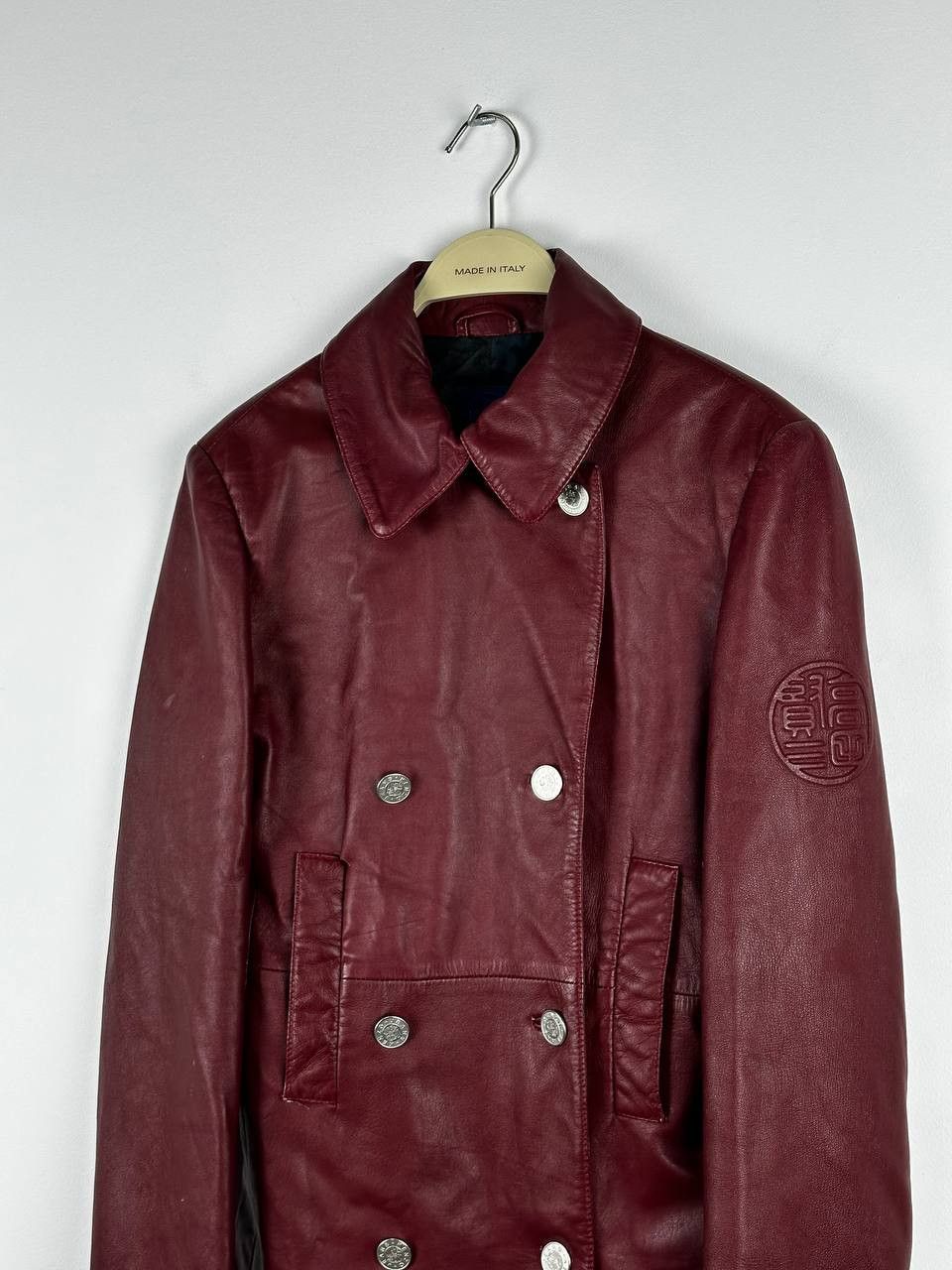 Japanese Brand × Kenzo × Vintage Vintage Kenzo HOMME Leather Japanese Trench Coat Size S / US 4 / IT 40 - 1 Thumbnail