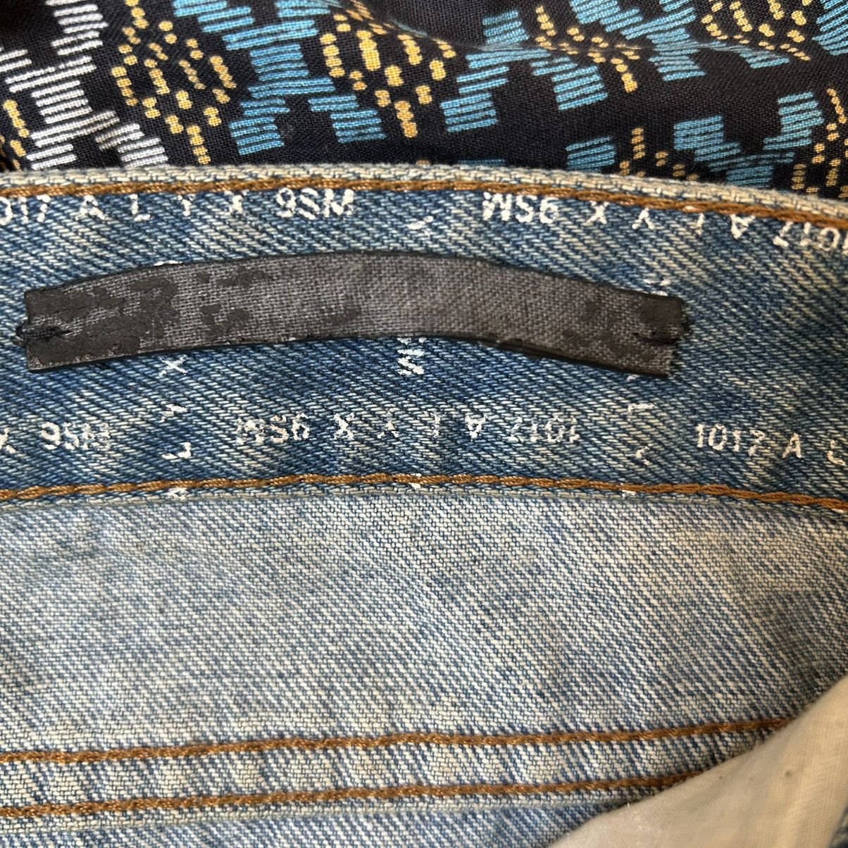 1017 ALYX 9SM MMW x 1017 Alyx 9SM Check Logo Cargo Denim Light Blue Size US 34 / EU 50 - 10 Thumbnail