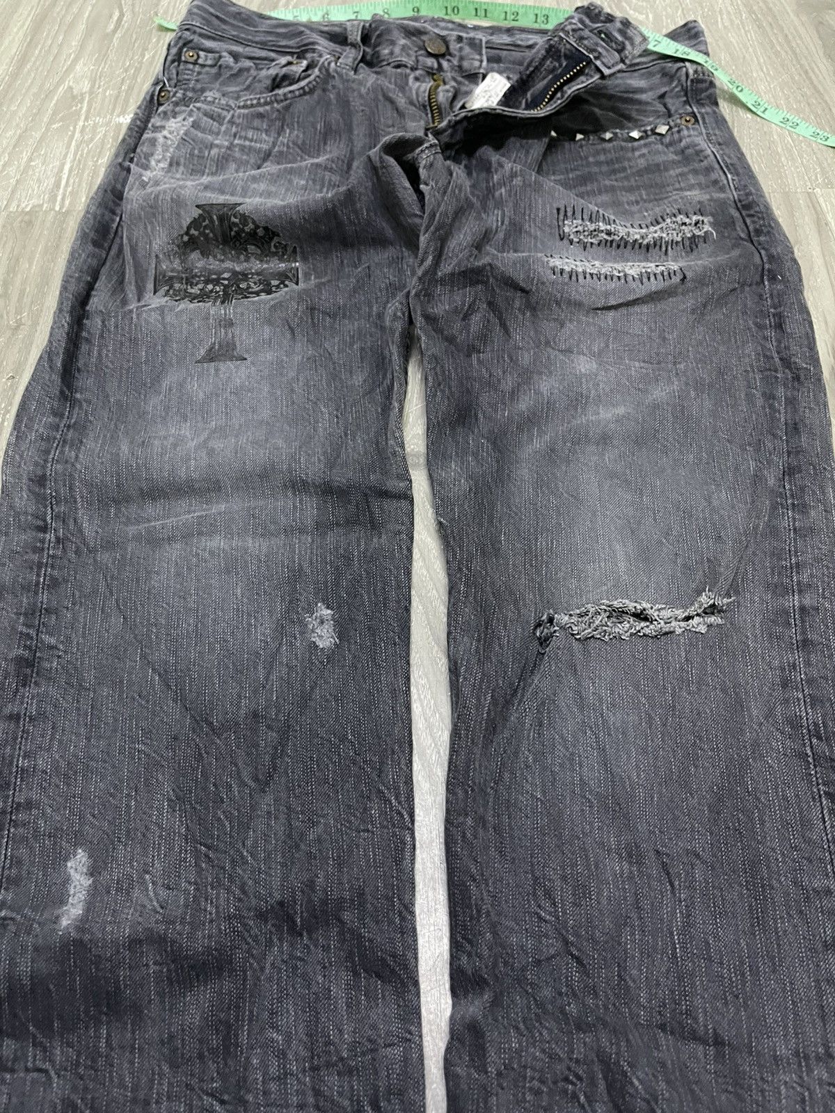 Edwin Vintage Edwin 502 Distressed Size US 35 - 17 Thumbnail
