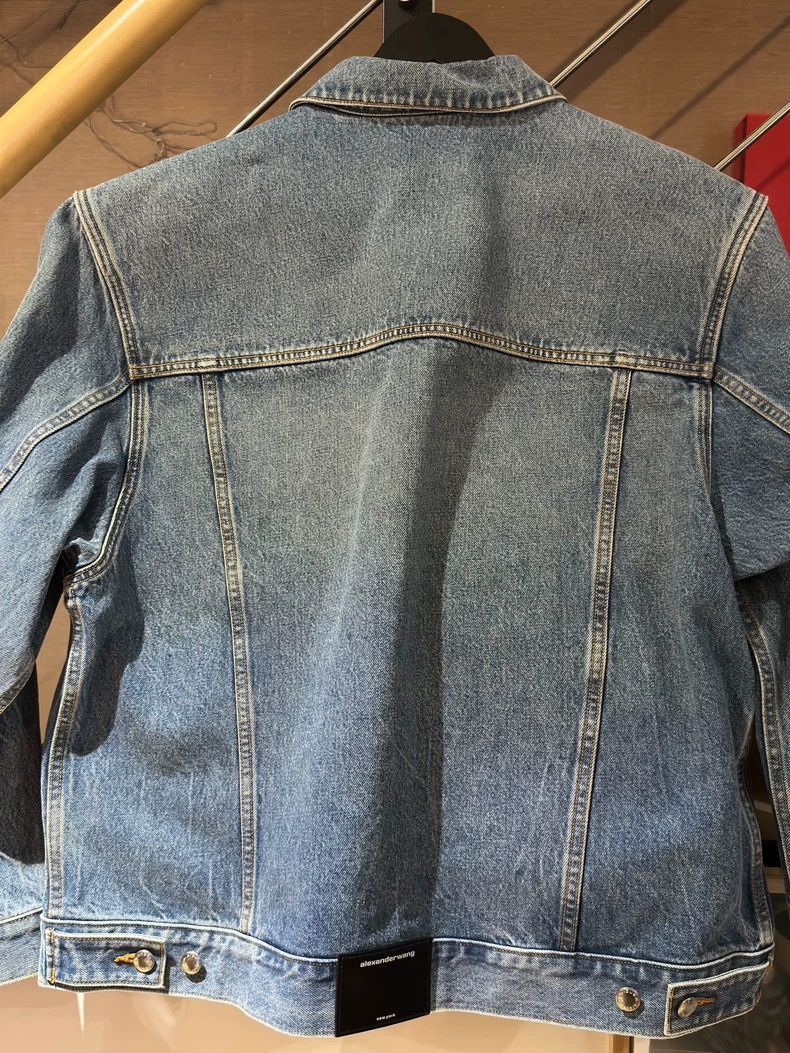 Alexander Wang Alexander Wang Oversized Denim Jacket- Size L / US 10 / IT 46 - 2 Thumbnail
