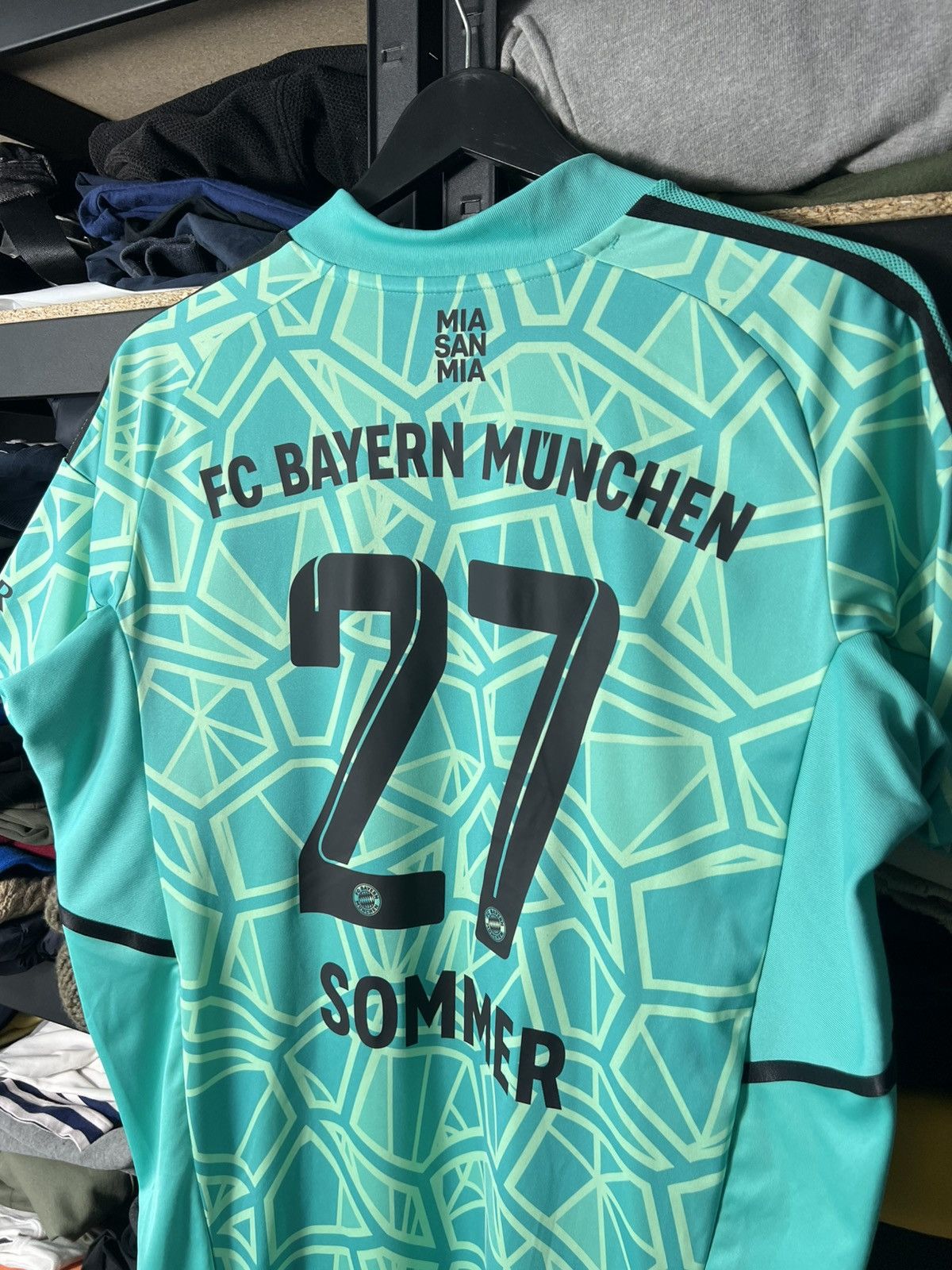 Adidas Adidas FC Bayern Munich Sommer #27 Football Jersey Shirt Size US L / EU 52-54 / 3 - 3 Thumbnail