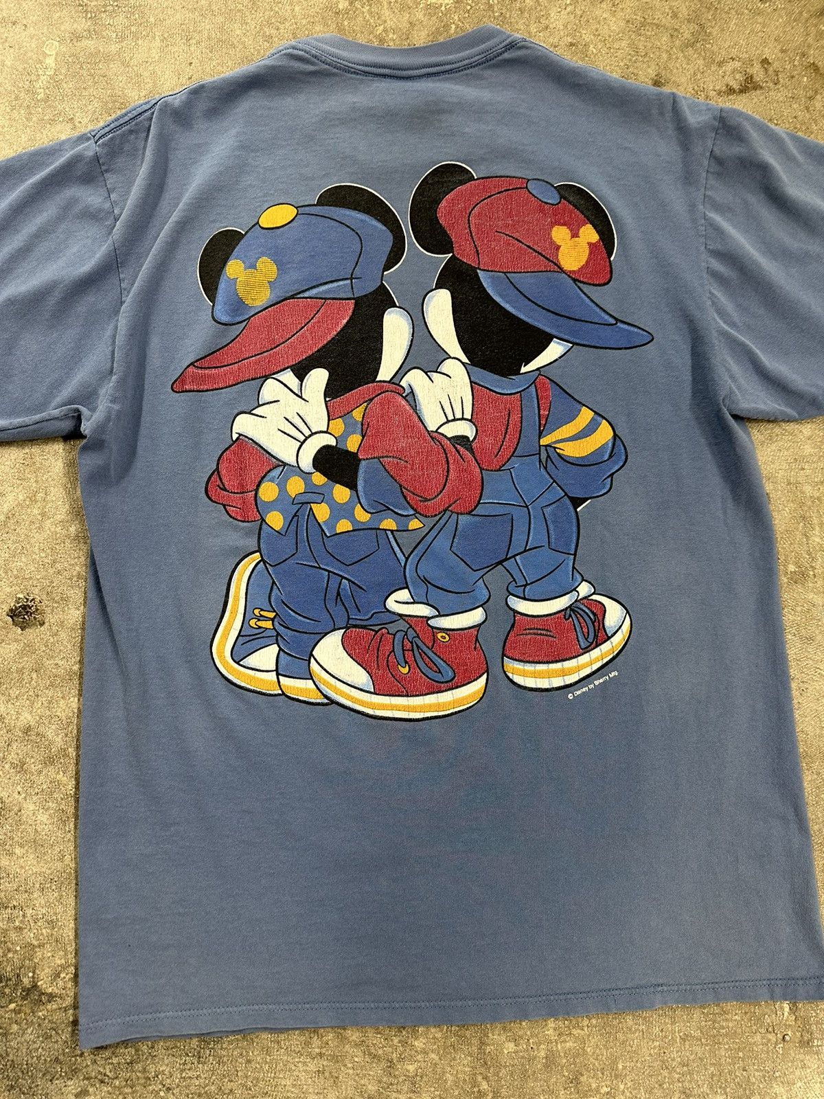 Disney Vintage 90s Disney Mickey Minnie Double Sided Florida Shirt Size US M / EU 48-50 / 2 - 4 Thumbnail