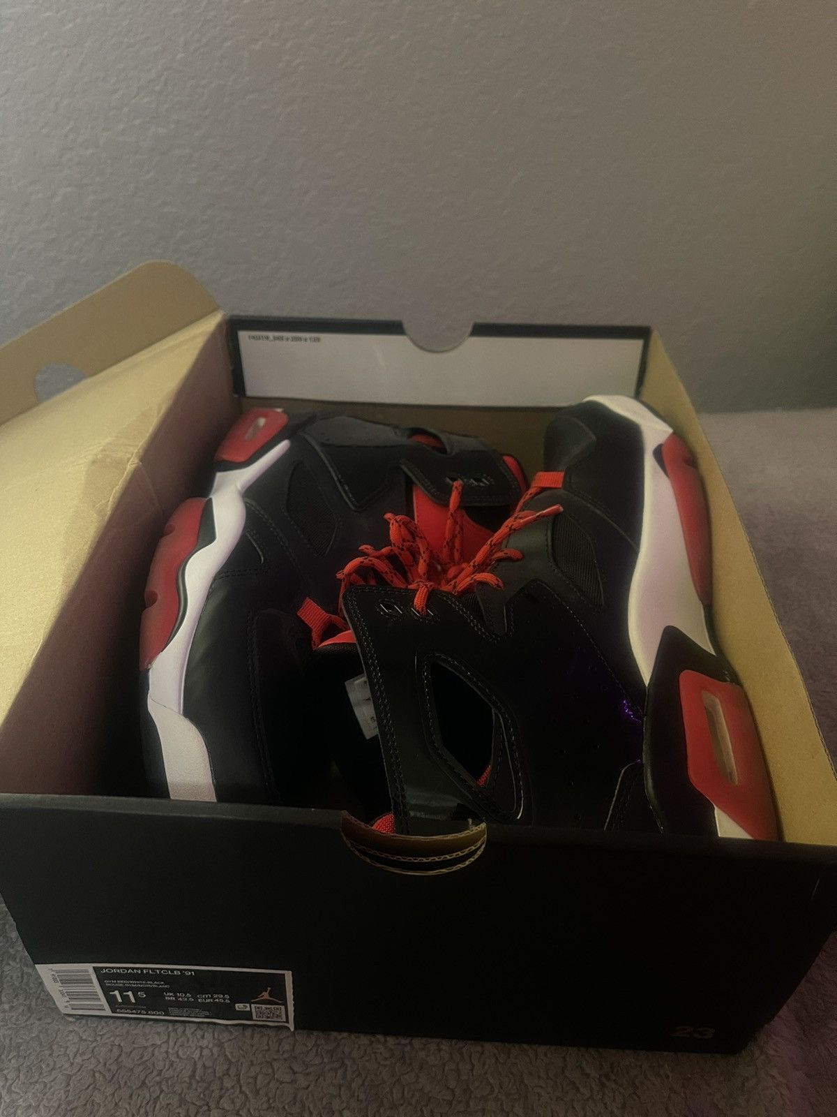 Jordan Brand Nike Jordans Flight Club ‘91 Size US 11.5 / EU 44-45 - 13 Thumbnail