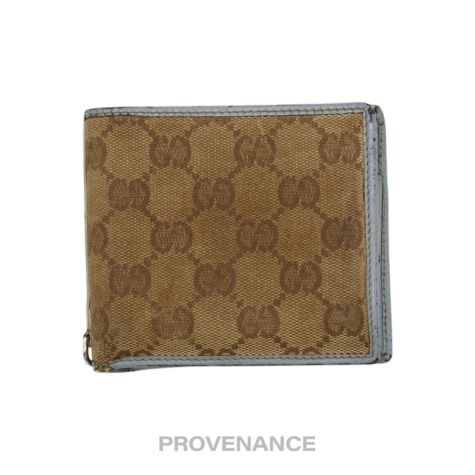 Gucci 🔴 Gucci Bifold Wallet - GG Canvas Blue Size ONE SIZE - 1 Thumbnail