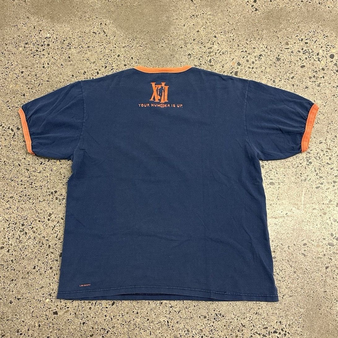 Vintage XIII Your Number Is Up 13 Video Game Ringer T-Shirt Size XL Size US XL / EU 56 / 4 - 3 Thumbnail