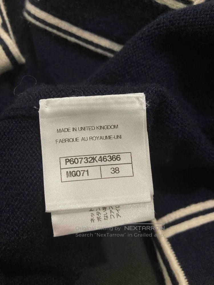 Chanel Chanel Long cardigan with blue and white letters coat Size XS / US 0-2 / IT 36-38 - 6 Thumbnail
