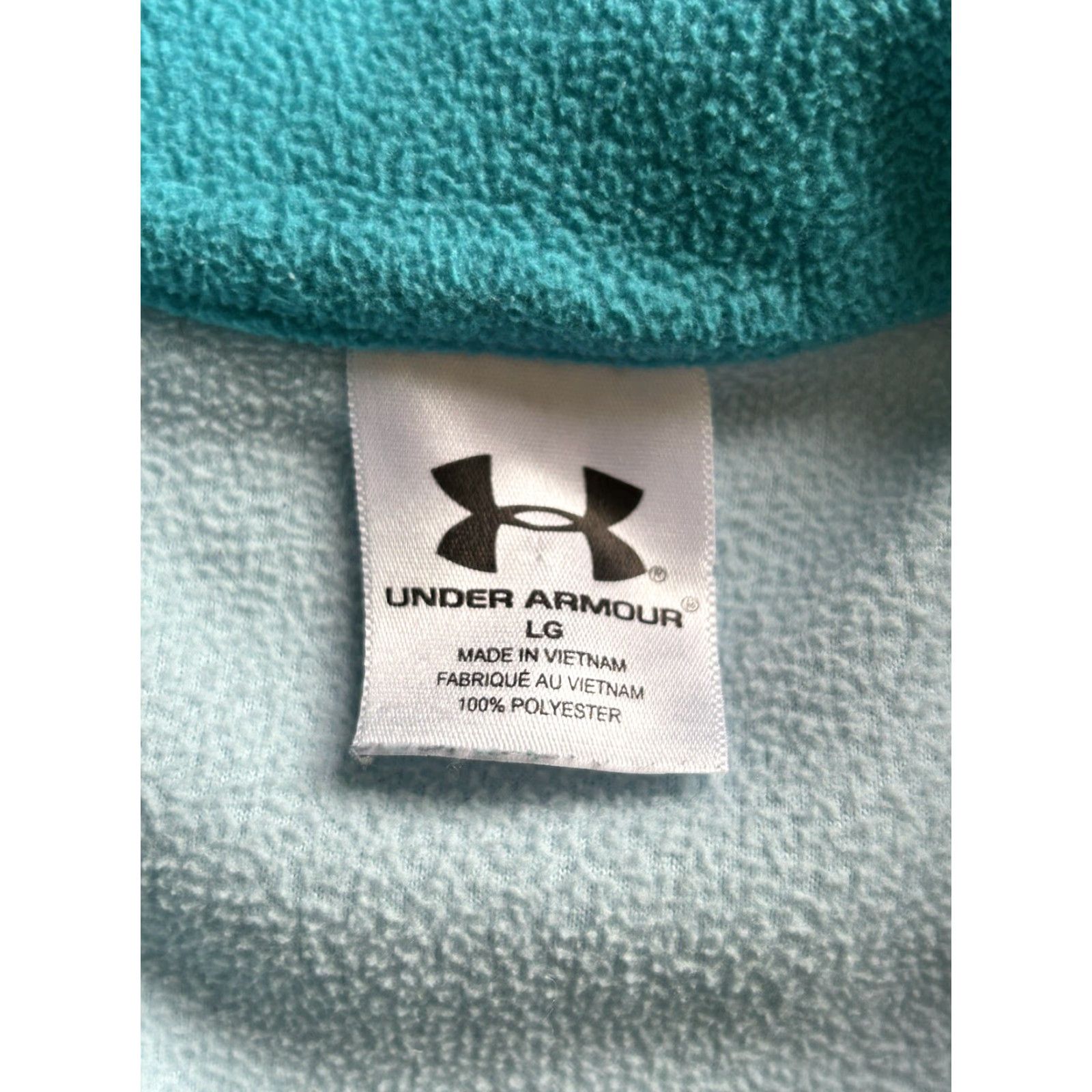 Under Armour Under Armour Sweatshirt Womens Fleece 1/4 Zip Mock Blue Large Size L / US 10 / IT 46 - 4 Thumbnail