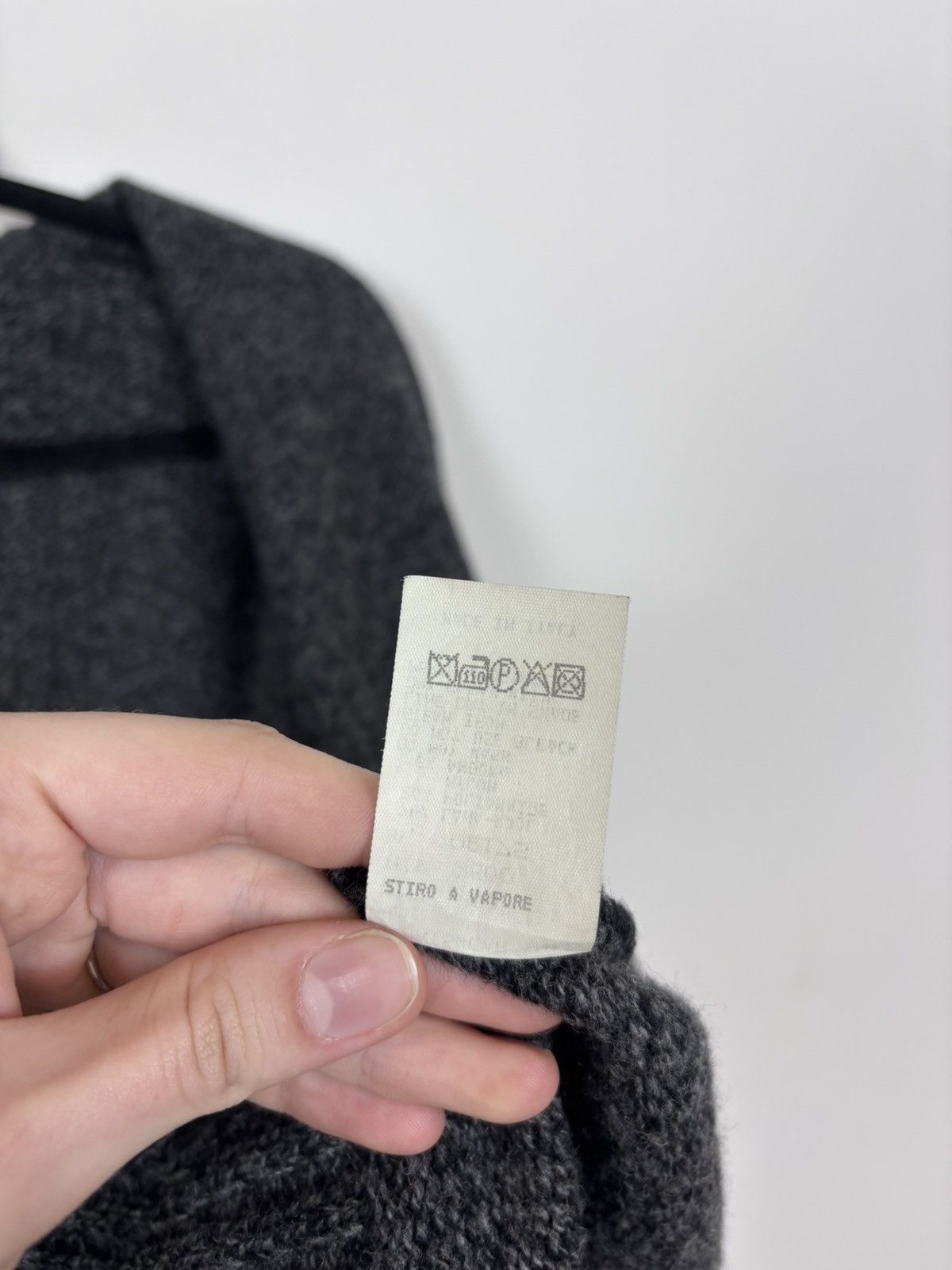 Moschino Vintage 1990s Moschino Women’s Grey Wool Full Zip Sweater Size M / US 6-8 / IT 42-44 - 12 Thumbnail