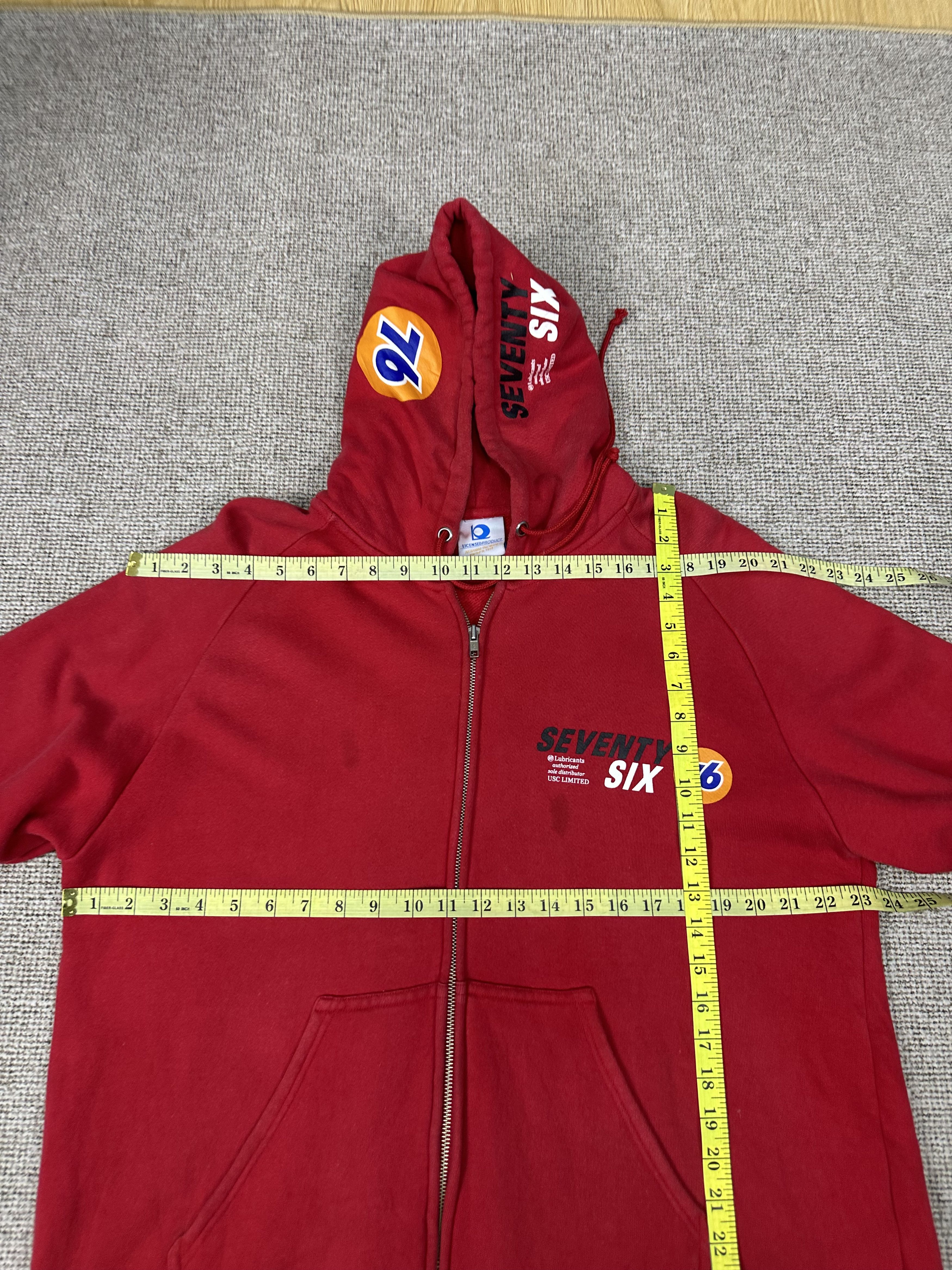 YELLOW CORN Vintage Union 76 Lubricant Yellow Corn Hoodie Z499 Size US L / EU 52-54 / 3 - 11 Thumbnail