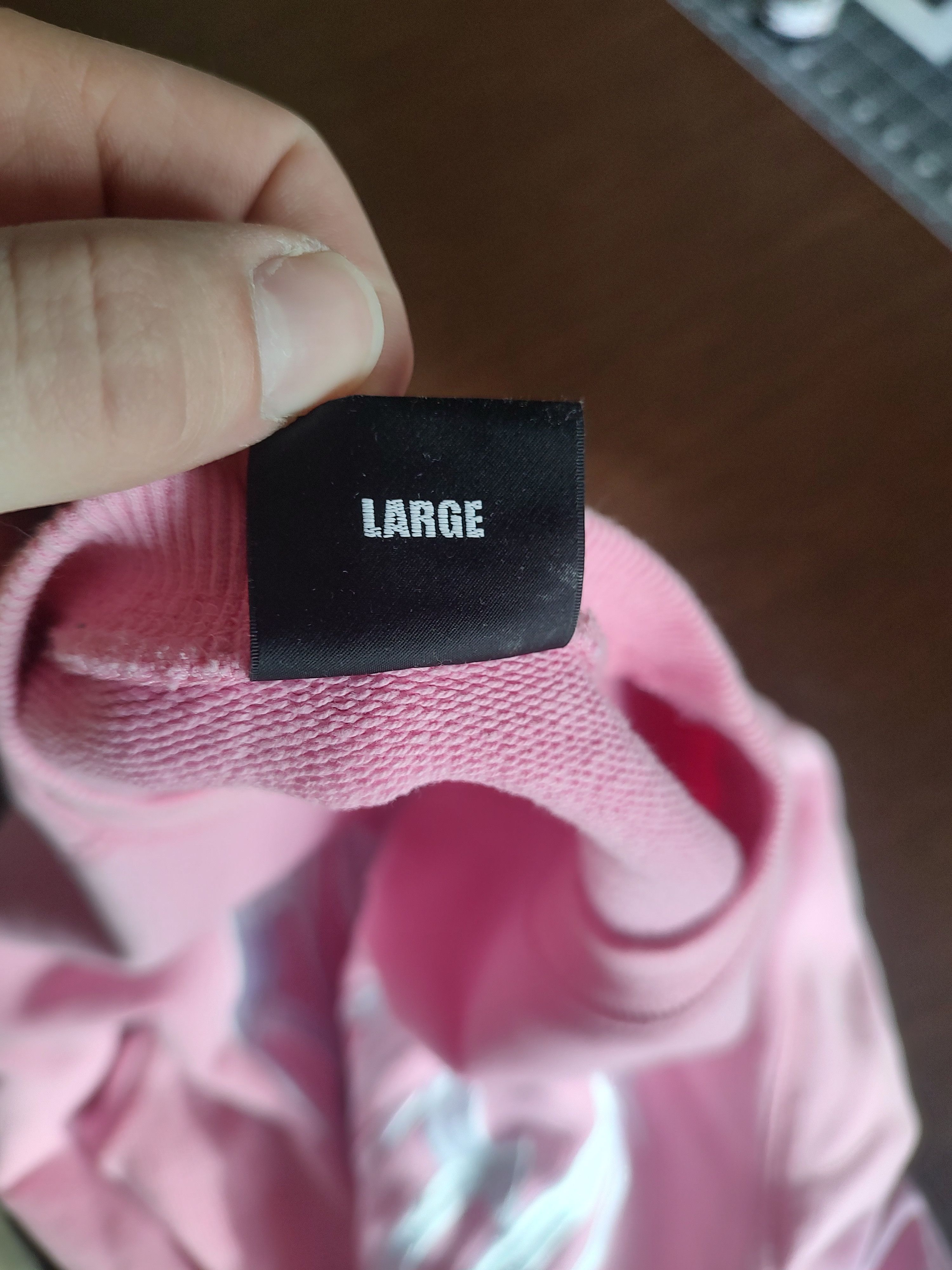 Revenge Revenge Pink Metal Logo Crewneck Size US L / EU 52-54 / 3 - 4 Thumbnail