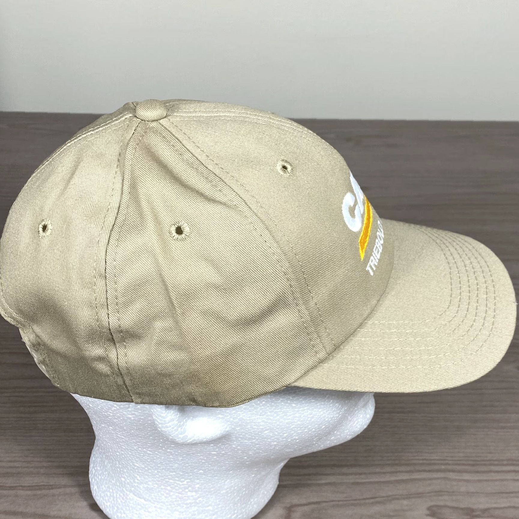 Vintage Legendary Hat Cap Beige Strap Back Adjustable Made In USA Baseball Cap Men Twill Cotton Logo Adjustable Rare Case Triebold Implement Cap Size ONE SIZE - 5 Thumbnail
