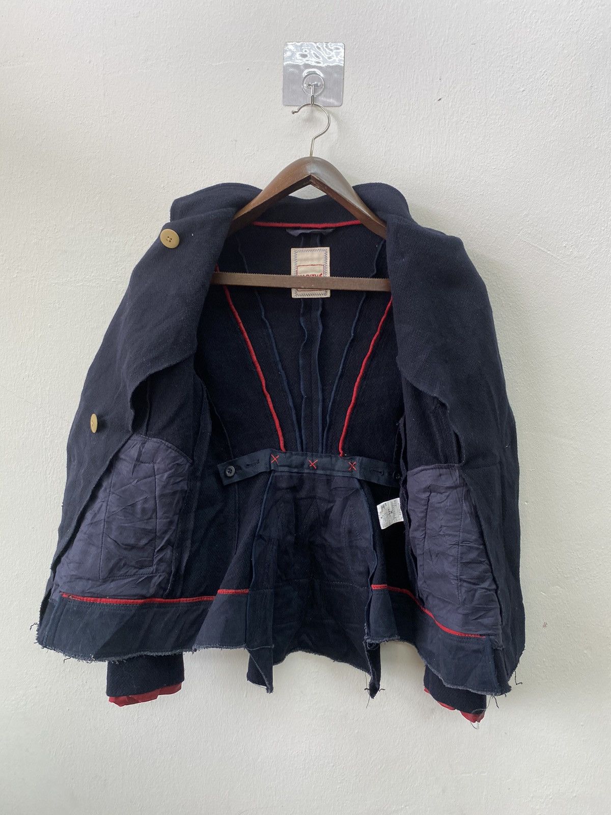 Marithe + Francois Girbaud Dark blue Marithé & François Girbaud wool jacket Size M / US 6-8 / IT 42-44 - 4 Thumbnail