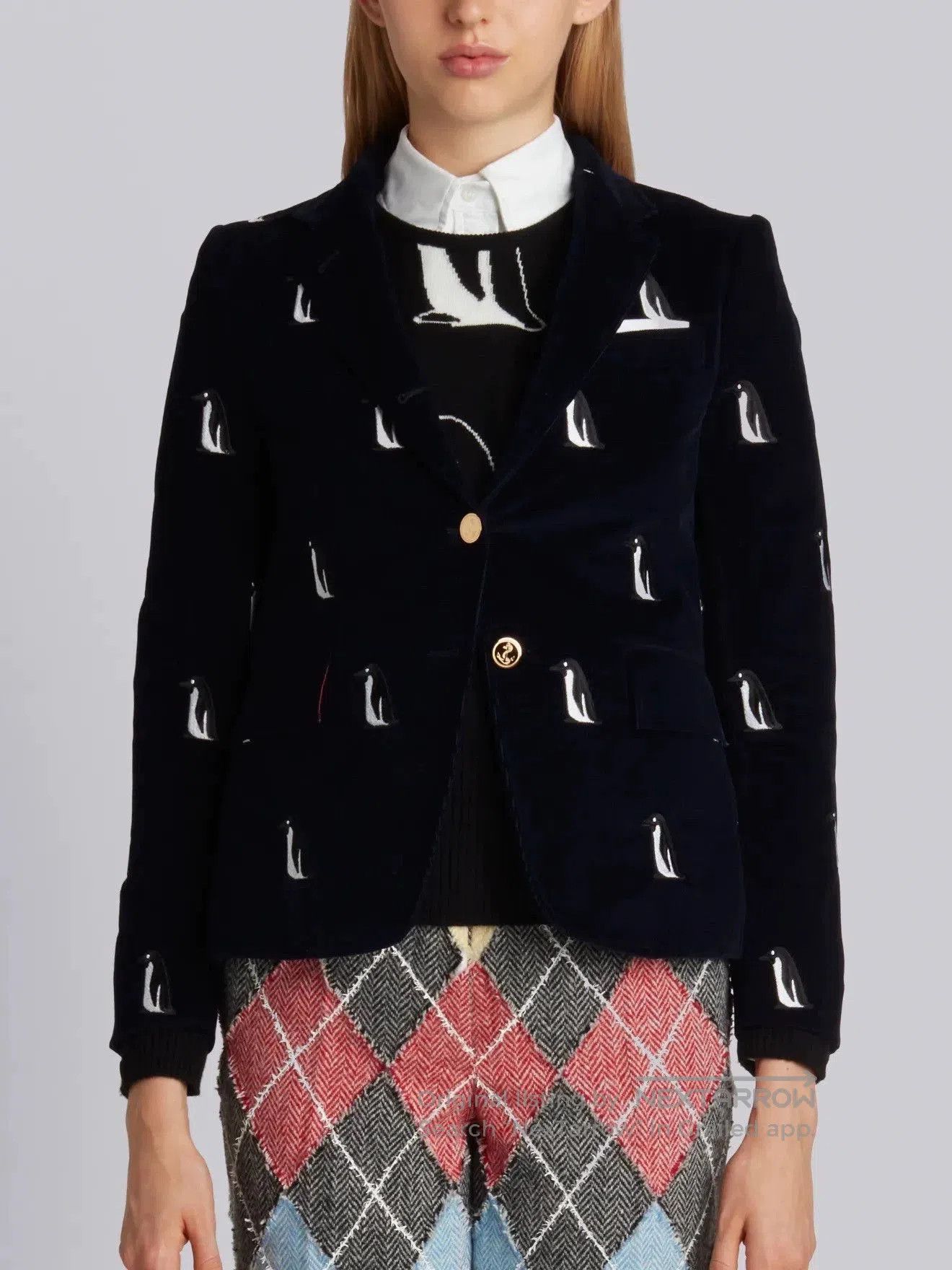 Thom Browne Thom Browne Penguin Embroidery Corduroy Blazer. Size US M / EU 48-50 / 2 - 8 Thumbnail