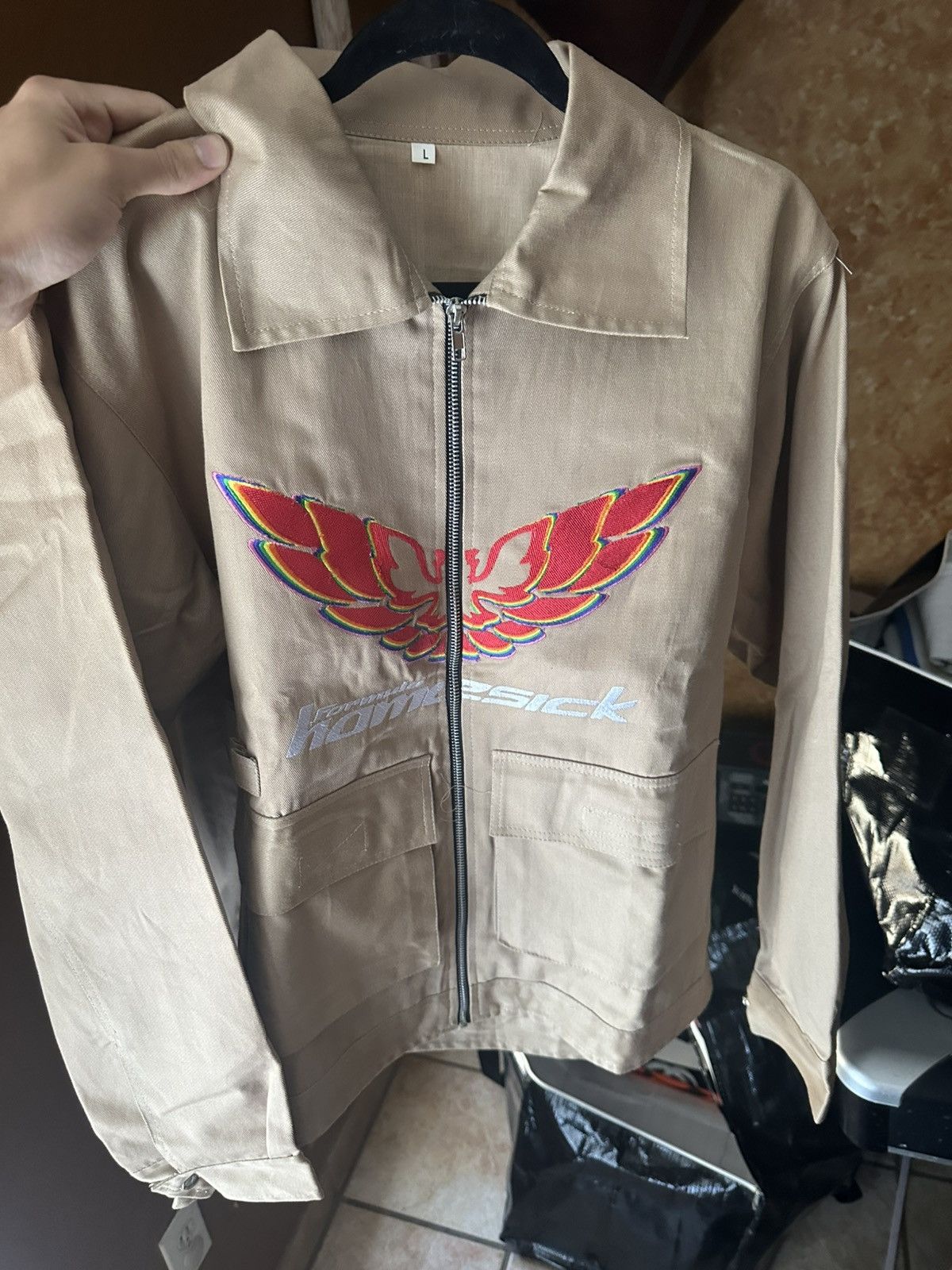 Khaki work jacket by homesick