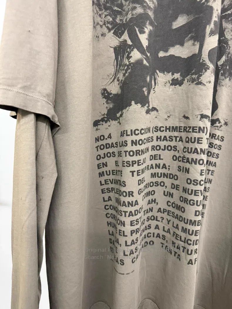 Rick Owens Rick Owens Long Sleeve T-Shirt Size US S / EU 44-46 / 1 - 2 Thumbnail