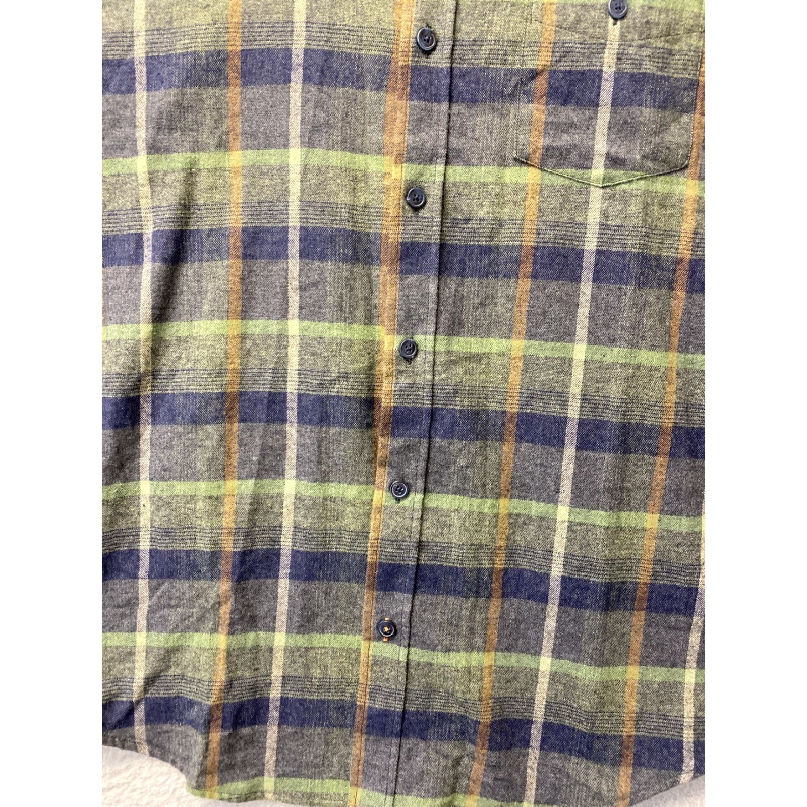 Weatherproof Weatherproof Shirt Adult M Green Plaid Button Up Long Sleeve Casual Mens / 104-42 Size US M / EU 48-50 / 2 - 2 Thumbnail