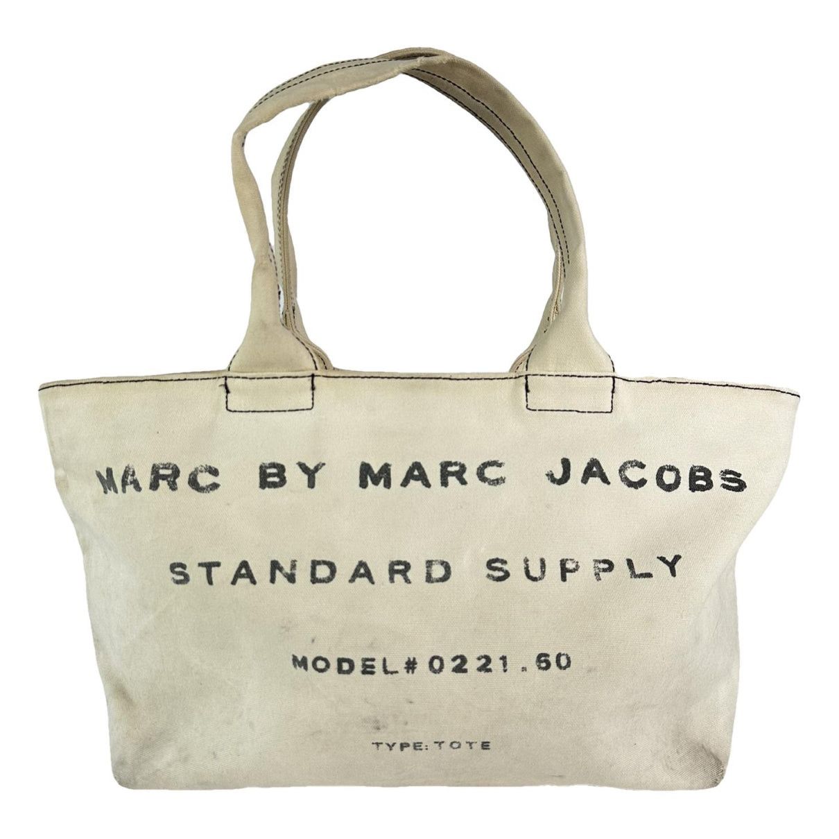 Marc by Marc Jacobs Beige Cotton Handbag Size ONE SIZE - 1 Thumbnail