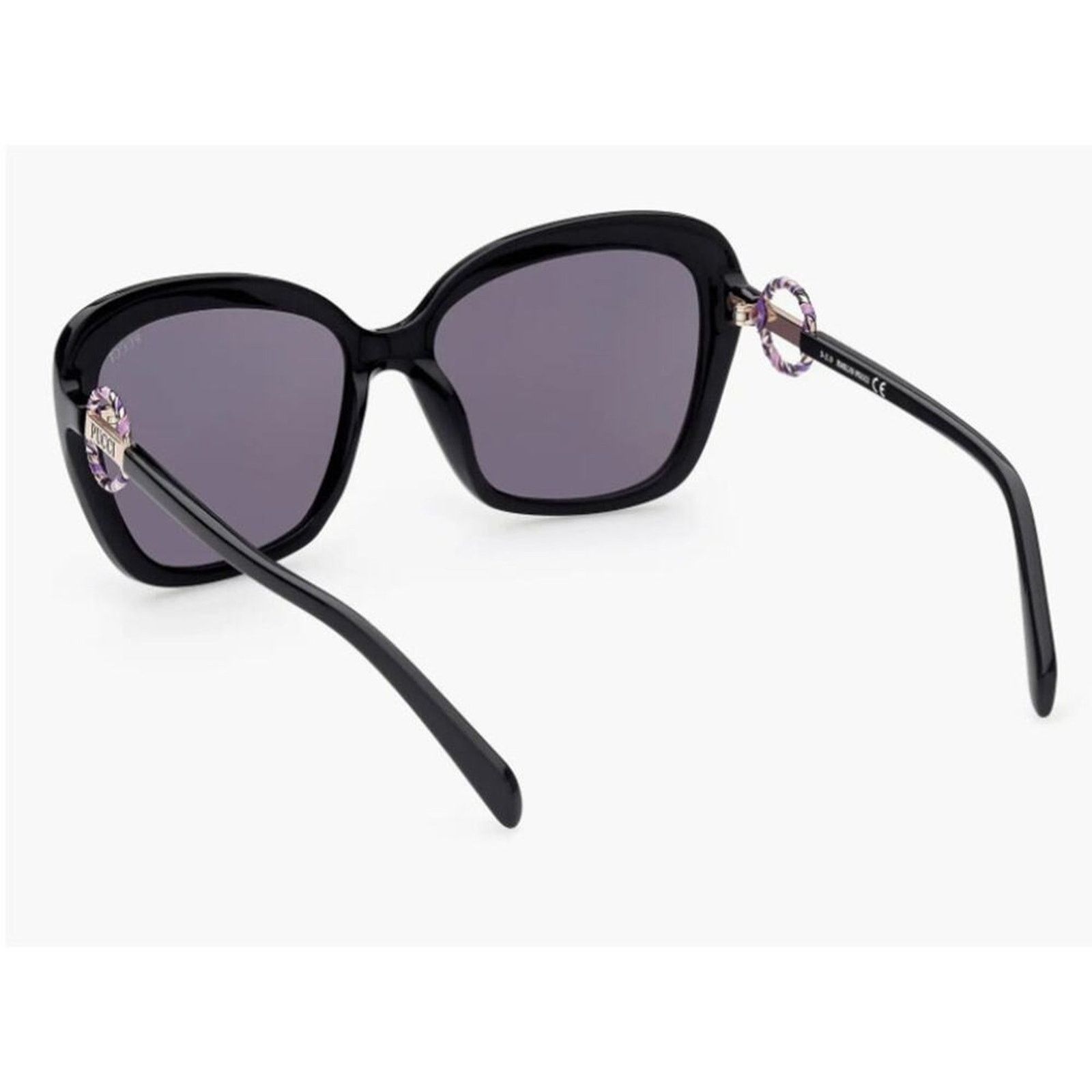 Emilio Pucci 58mm Butterfly Sunglasses Emilio Pucci Shiny Black Smoke Size ONE SIZE - 3 Thumbnail