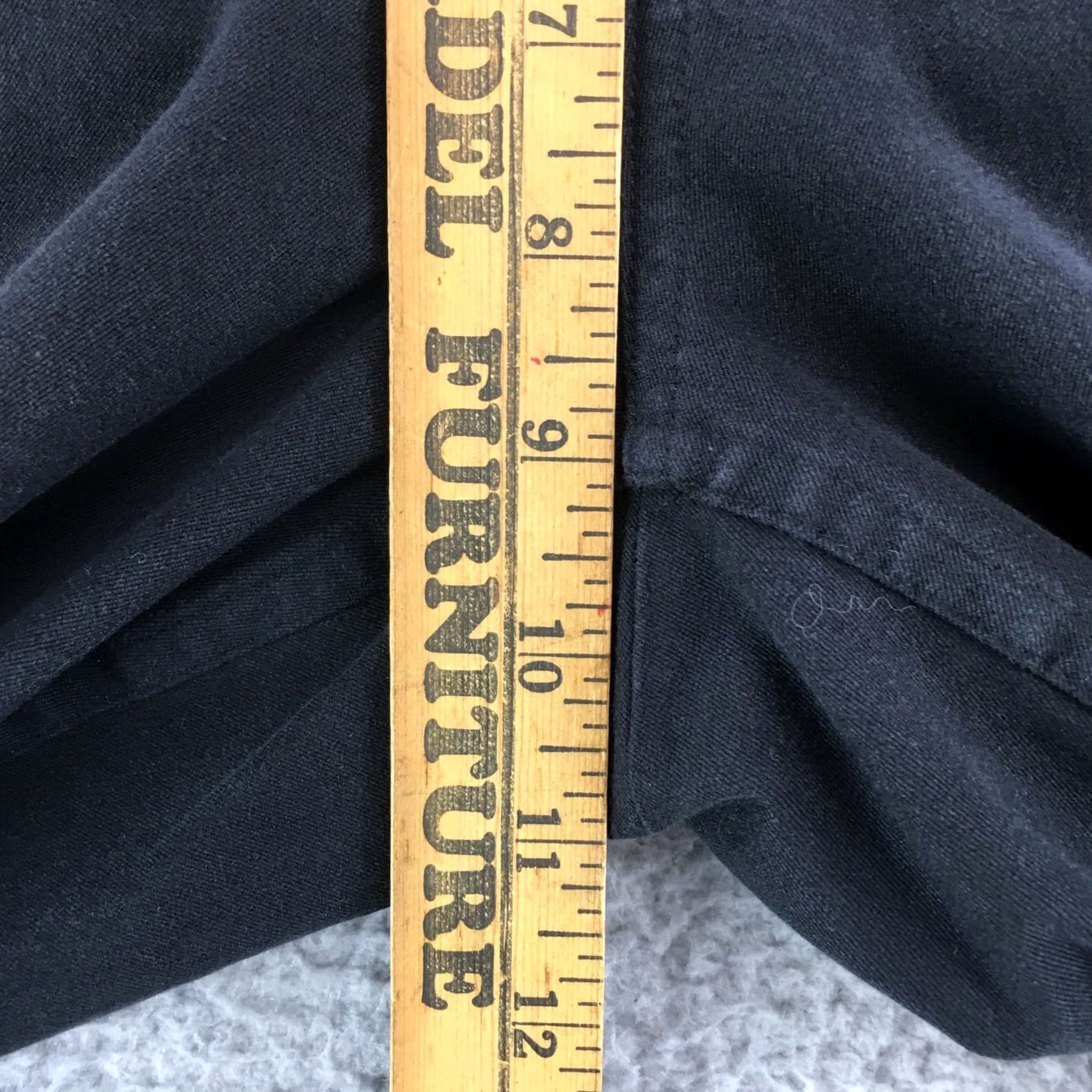 Banana Republic Banana Republic Pants Womens 8 Black Mid Rise Zip Fly Straight Chino Size 30" / US 8 / IT 44 - 7 Thumbnail