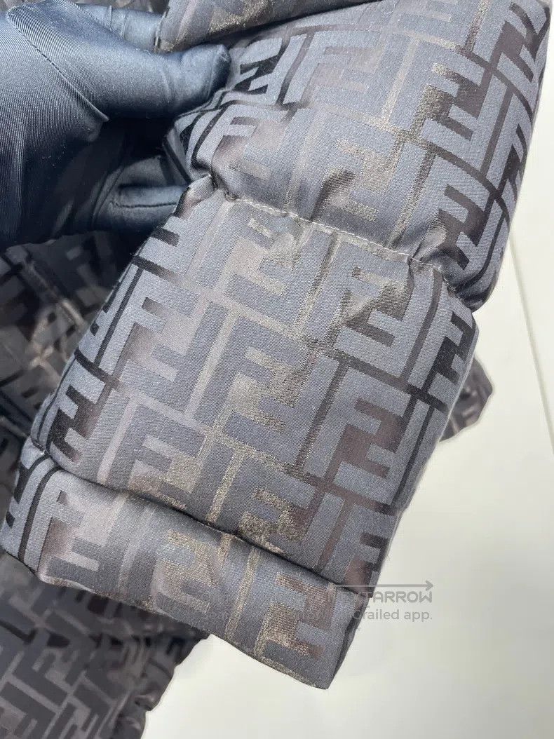 Fendi Fendi All-Over Printed Fleece Jacket Size M / US 6-8 / IT 42-44 - 4 Thumbnail