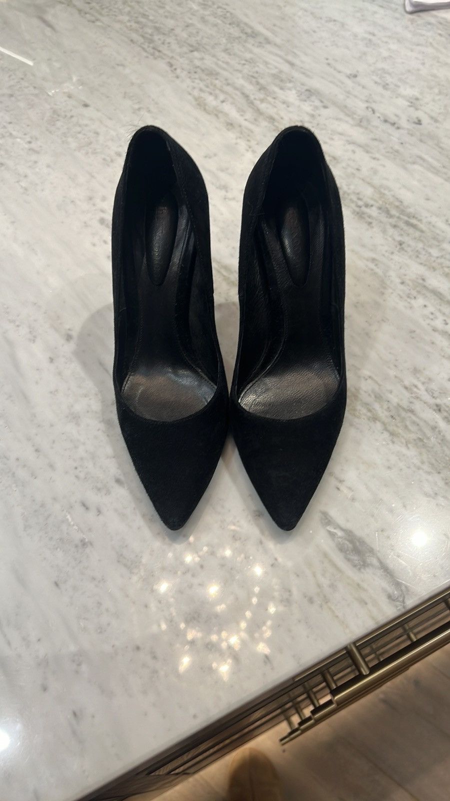 The Kooples Sued Black classic pumps Size US 6.5 / IT 36.5 - 12 Thumbnail