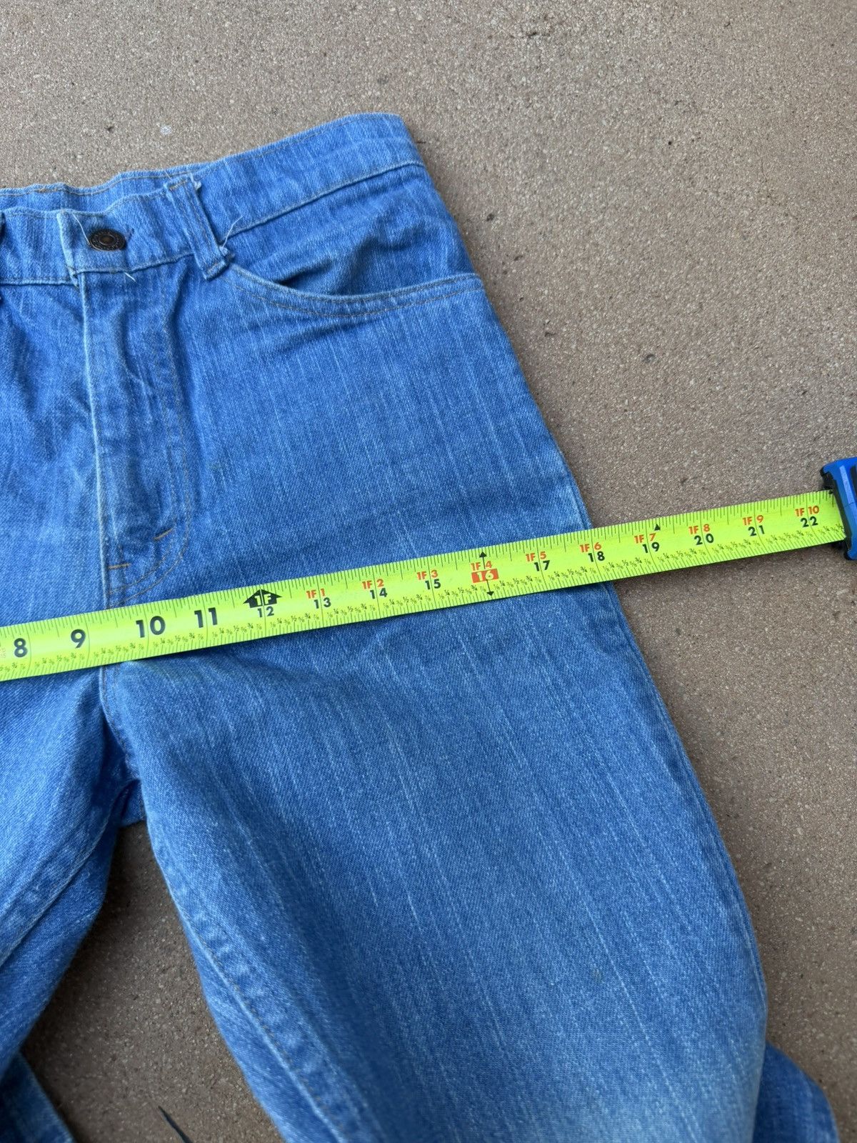 Levi's Vtg 70’s Levi’s 646 Orange Tab Bellbottom Flare Jeans 28x29 Size US 28 / EU 44 - 12 Thumbnail
