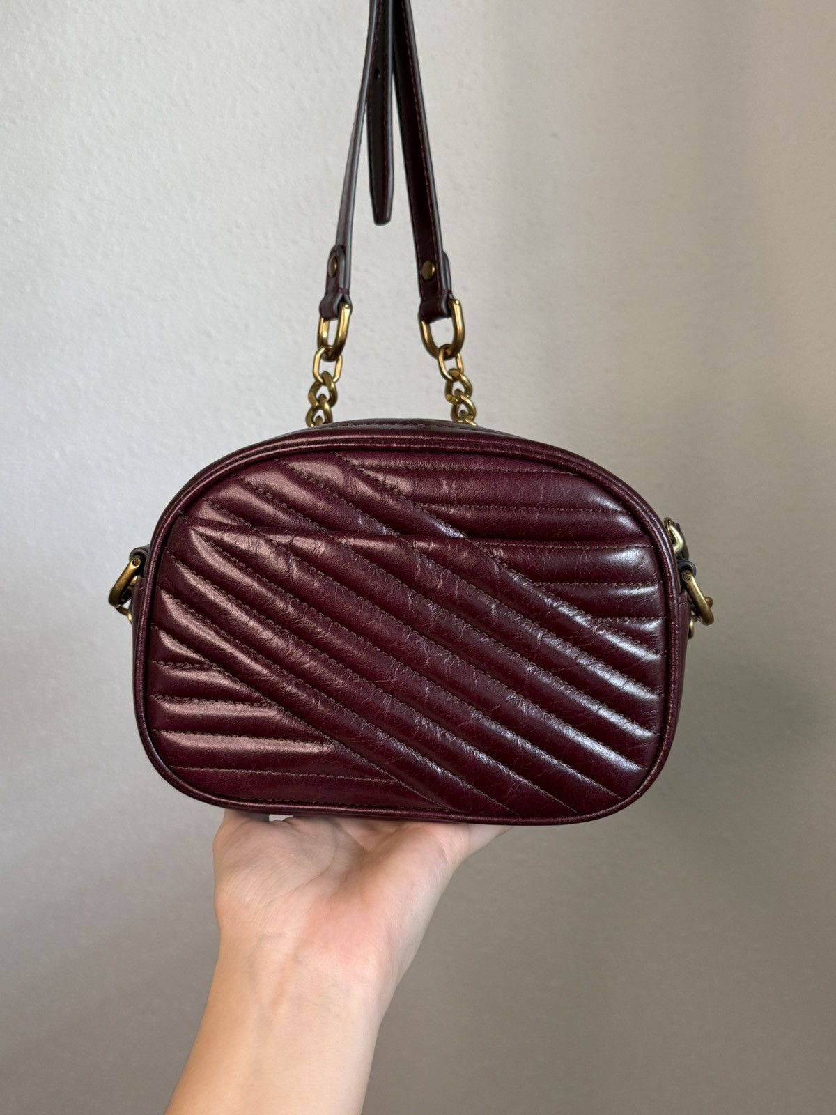 Tory Burch Tory Burch Kira Small Chevron Camera Bag Size ONE SIZE - 2 Thumbnail