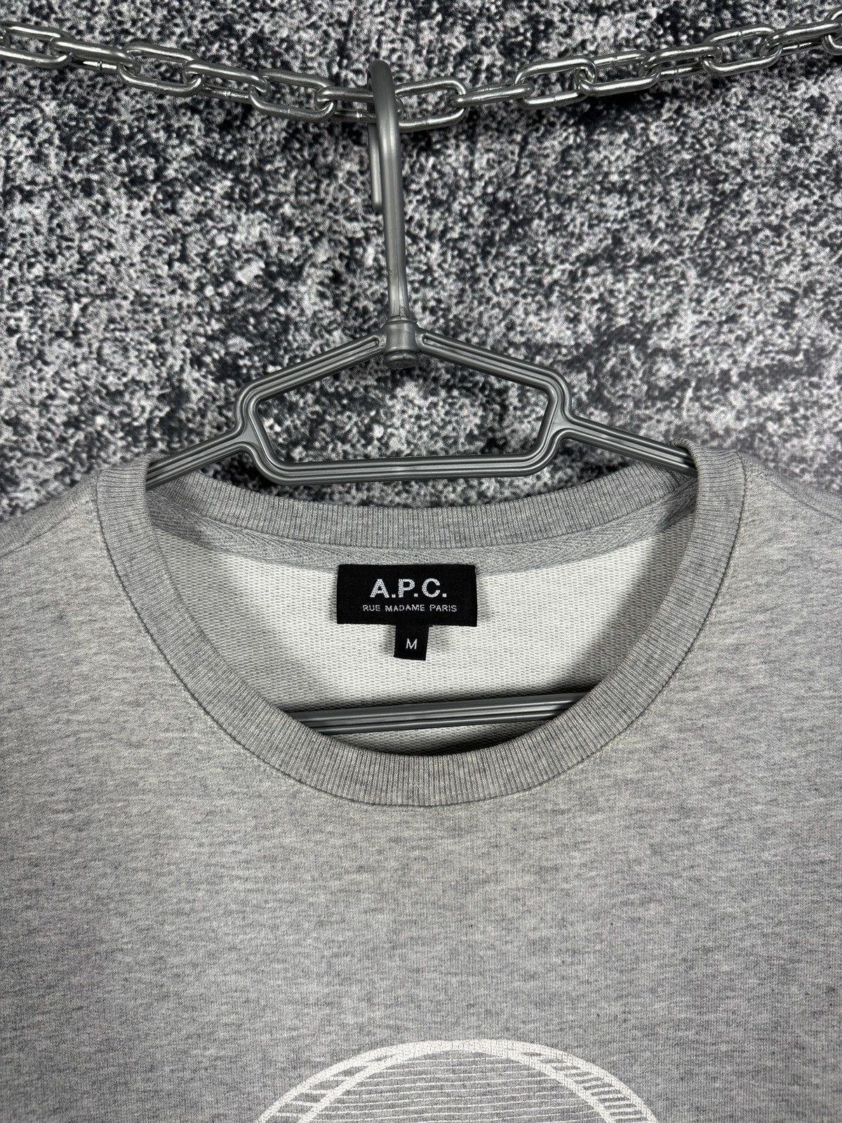A.P.C. Men’s A.P.C. Rue Madame Paris Sweatshirt Pullover Size M Size US M / EU 48-50 / 2 - 5 Thumbnail