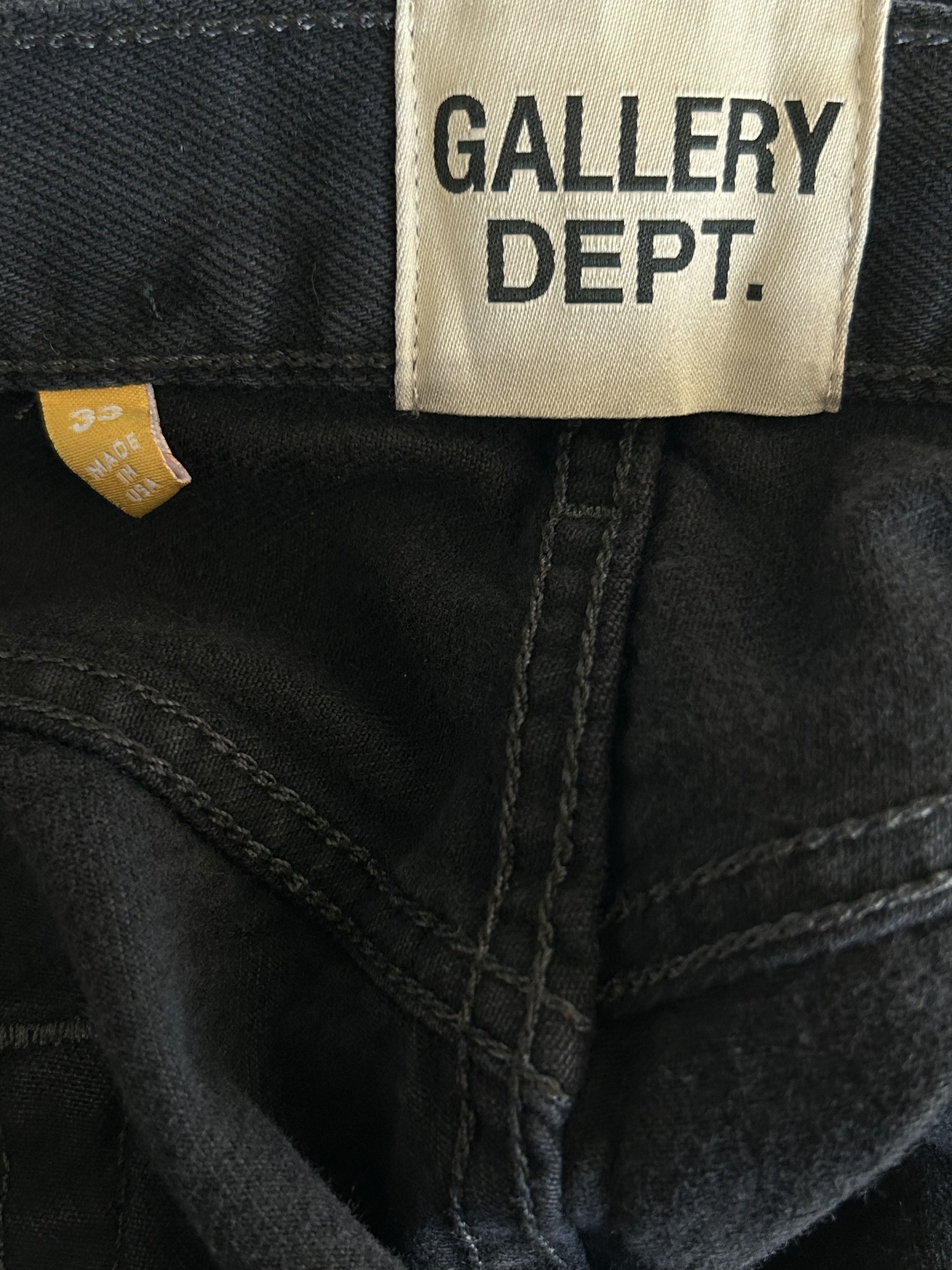 Gallery Dept. Gallery Dept Black Paint Splatter 5001 Denim Jeans Size US 30 / EU 46 - 4 Thumbnail
