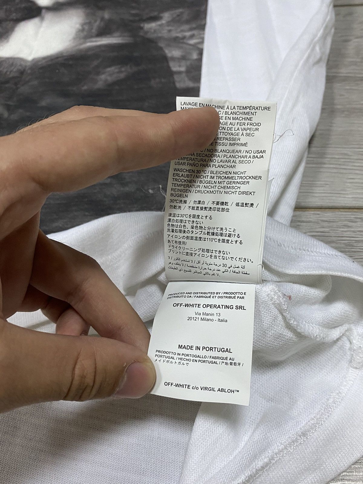 Off-White Off-White Mona Lisa arrows 2018 Temperature Size US M / EU 48-50 / 2 - 15 Thumbnail