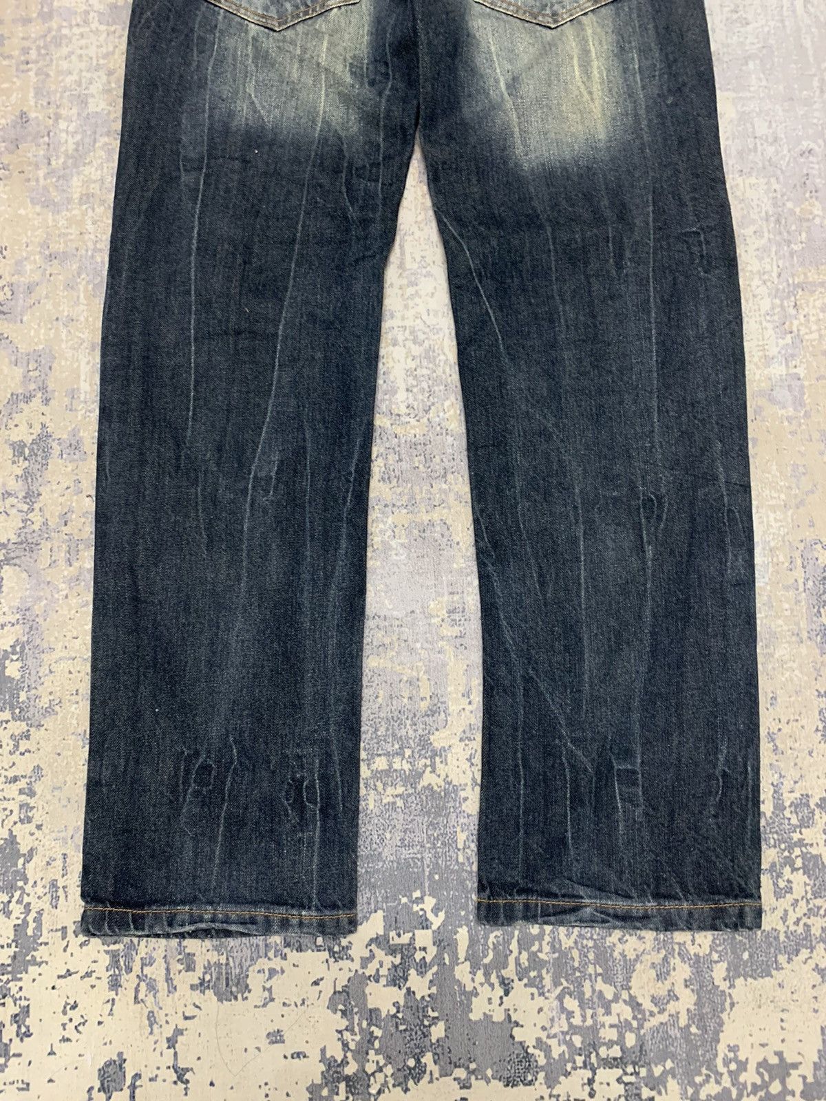 If Six Was Nine EXPLOSION DOUBLE WAIST NYLAUS DENIM JEANS 30x30 Size US 30 / EU 46 - 9 Thumbnail