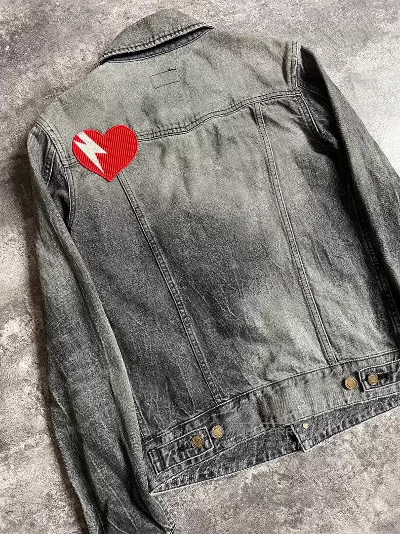 Saint Laurent Paris Saint Laurent Paris Water-washed Gradient Gray Back Lightn Size US XS / EU 42 / 0 - 7 Thumbnail