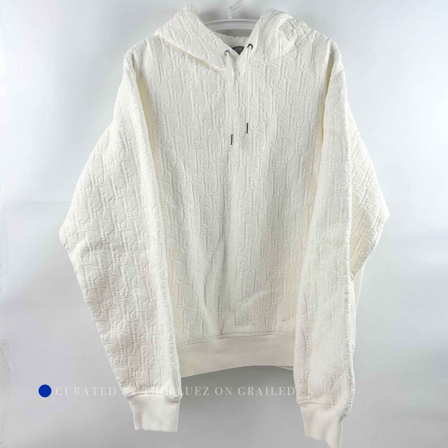 Dior Classic White Hoodie in XXL Size US XXL / EU 58 / 5 - 1 Thumbnail