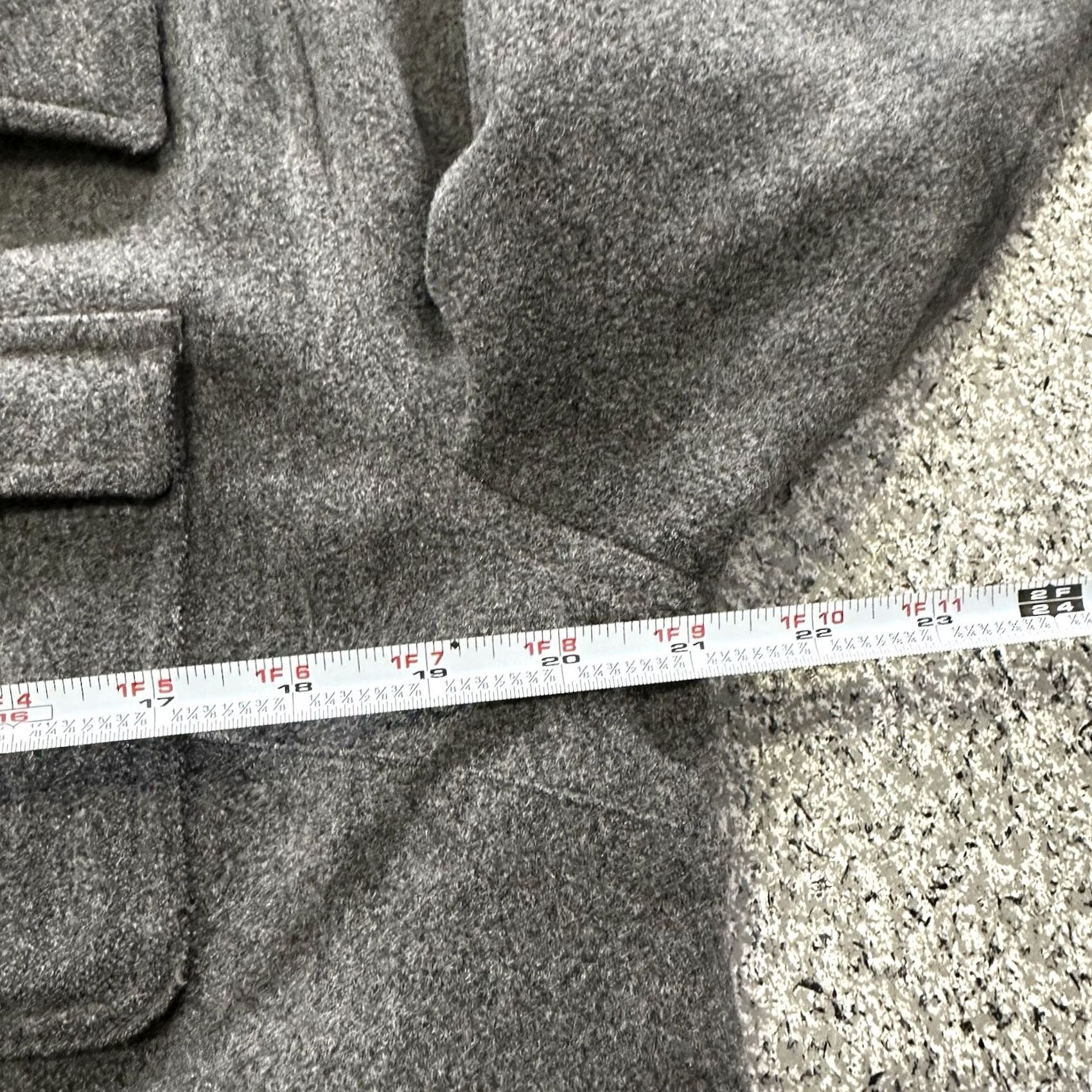 American Eagle Outfitters VINTAGE American Eagle Coat Womens XL Wool Blend Button Front Gray Jacket Size XL / US 12-14 / IT 48-50 - 3 Thumbnail