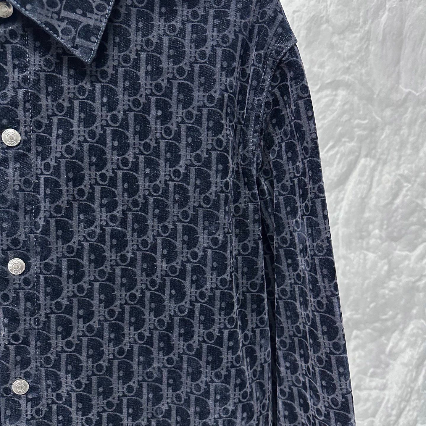 Dior Dior Monogram Flocked Shirt Jacket Size US M / EU 48-50 / 2 - 3 Thumbnail